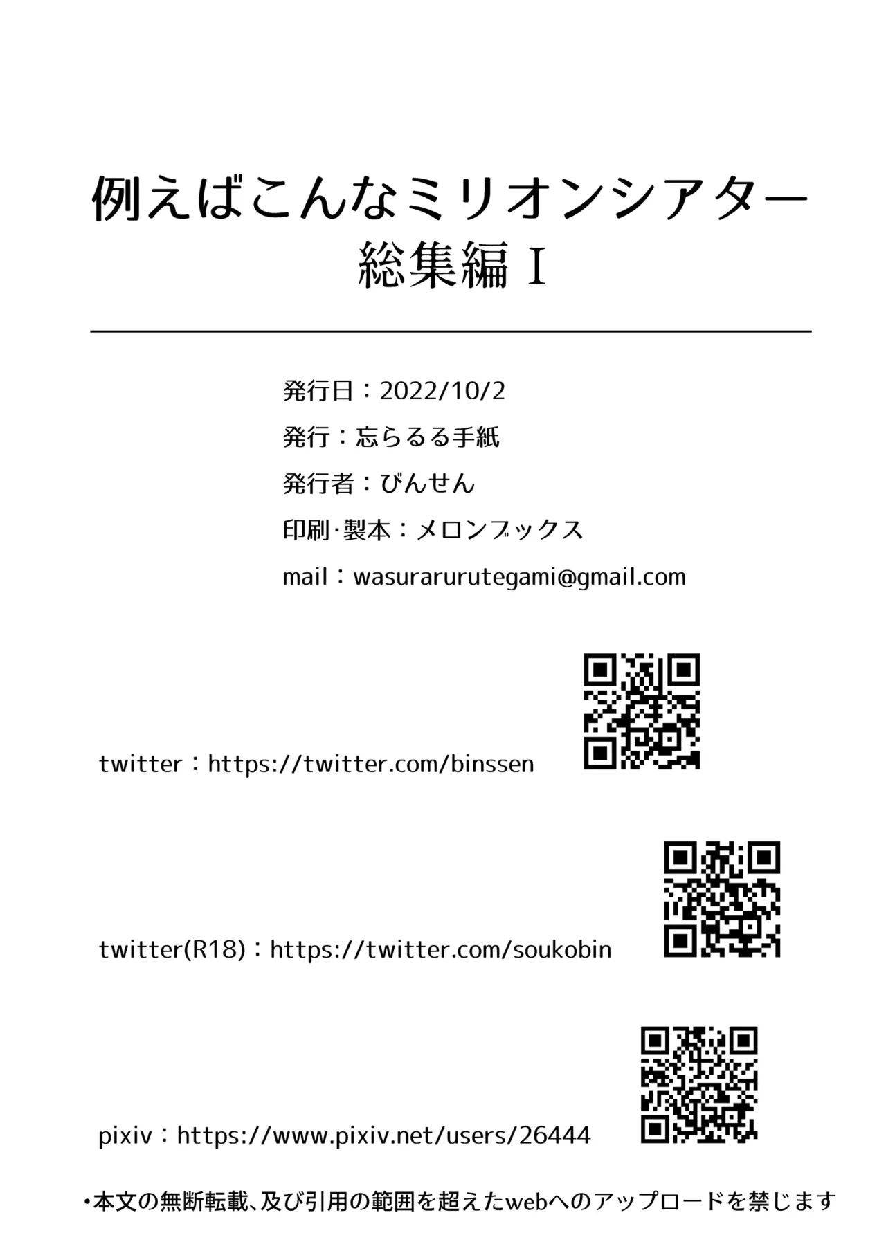 [Wasuraruru Tegami (Binsen)] Tatoeba Konna Million Theater Soushuuhen I (THE IDOLM@STER MILLION LIVE!) [Digital][English] изображение № 99