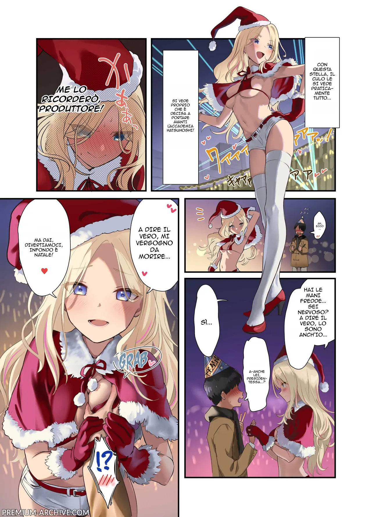 [Andou Shuki] Seitokai Santa, Ketsui no Christmas Live! | Lo Spettacolo Natalizio (Gakuen IDOLM@STER) [Italian] 画像番号 7