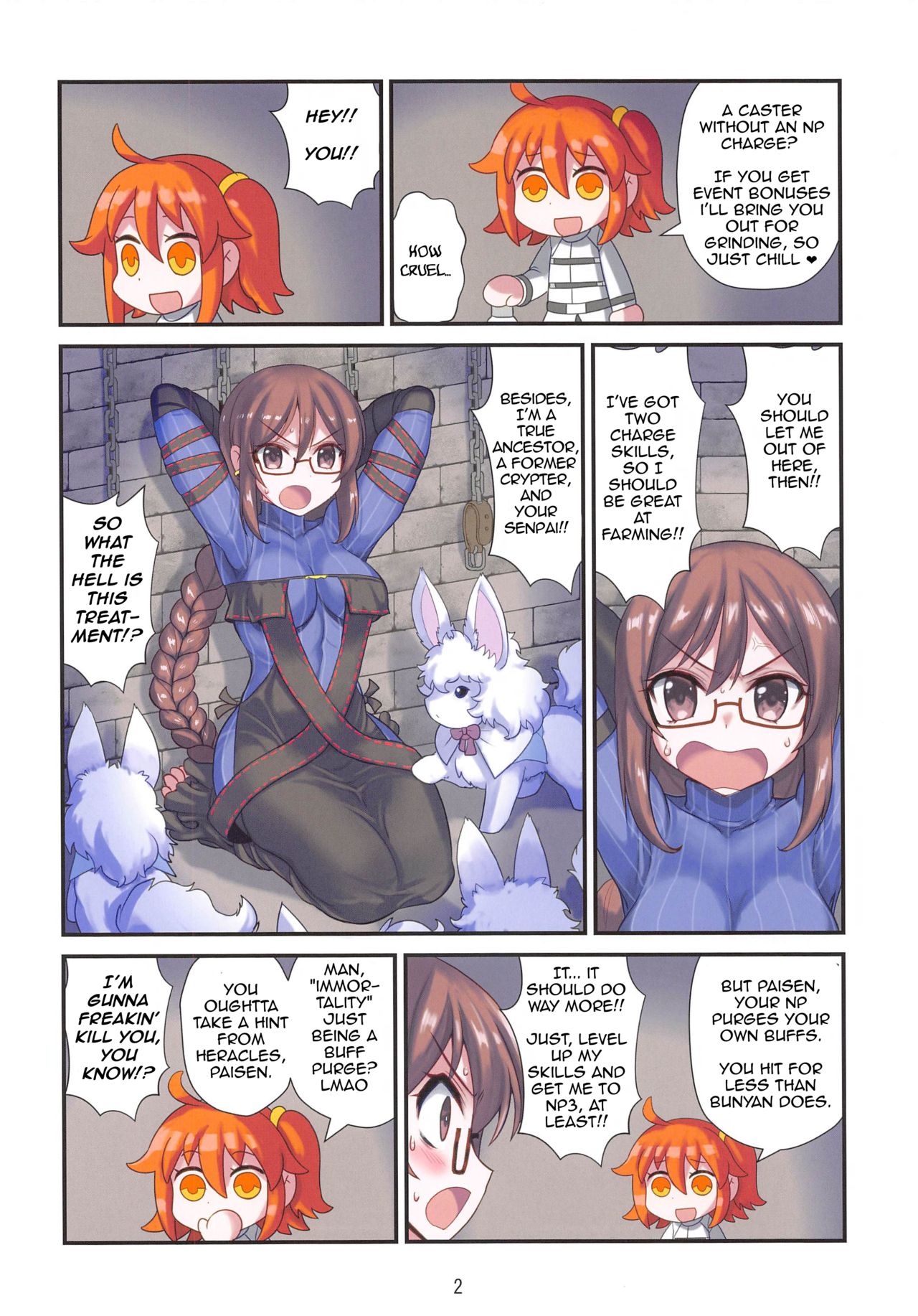 [Amadoiza (Moiky)] Gubijin Senpai no Chaldea Chika Ryoshuu Seikatsu (Fate/Grand Order) [English] [Yerika] image number 3