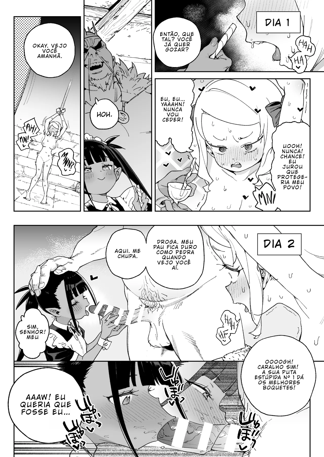 [Meshikutteneru. (Atage)] Chinpo no Tame ni Kokumin Zenin Minagoroshi [Portuguese-BR] [BLACKSUB] [Digital] numero di immagine  27