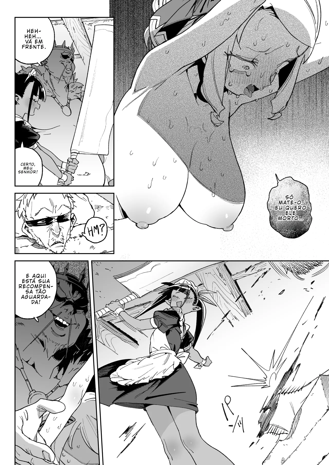 [Meshikutteneru. (Atage)] Chinpo no Tame ni Kokumin Zenin Minagoroshi [Portuguese-BR] [BLACKSUB] [Digital] numero di immagine  35