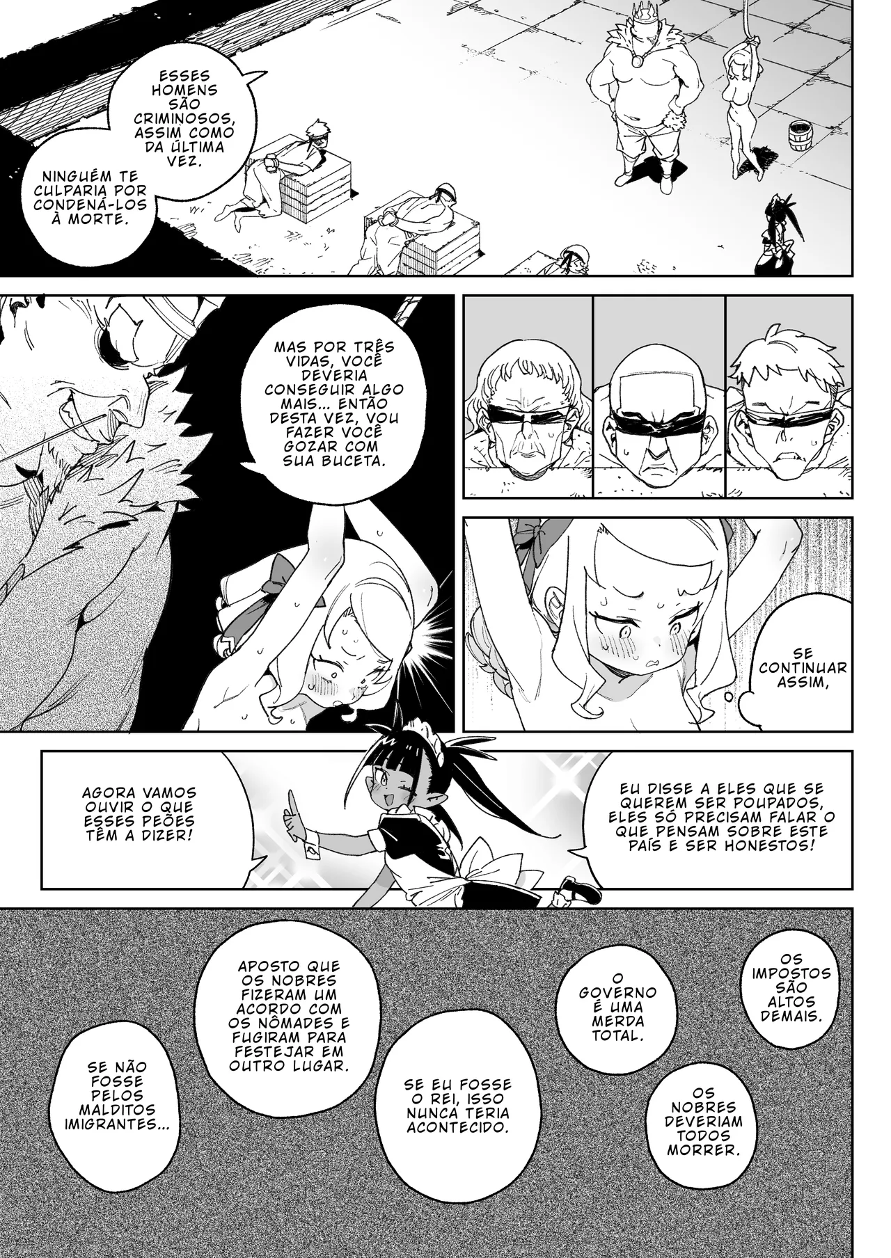 [Meshikutteneru. (Atage)] Chinpo no Tame ni Kokumin Zenin Minagoroshi [Portuguese-BR] [BLACKSUB] [Digital] numero di immagine  38