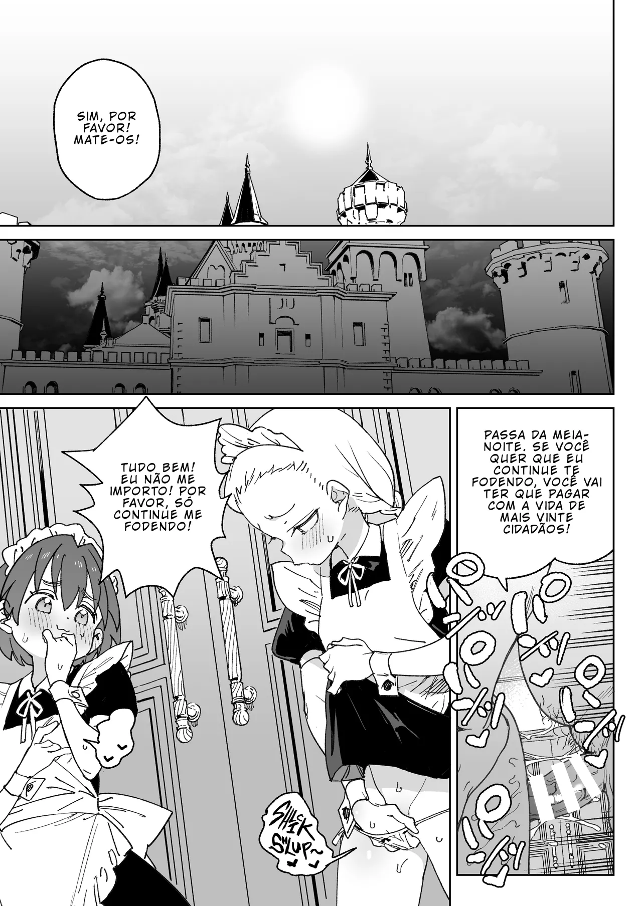 [Meshikutteneru. (Atage)] Chinpo no Tame ni Kokumin Zenin Minagoroshi [Portuguese-BR] [BLACKSUB] [Digital] numero di immagine  42