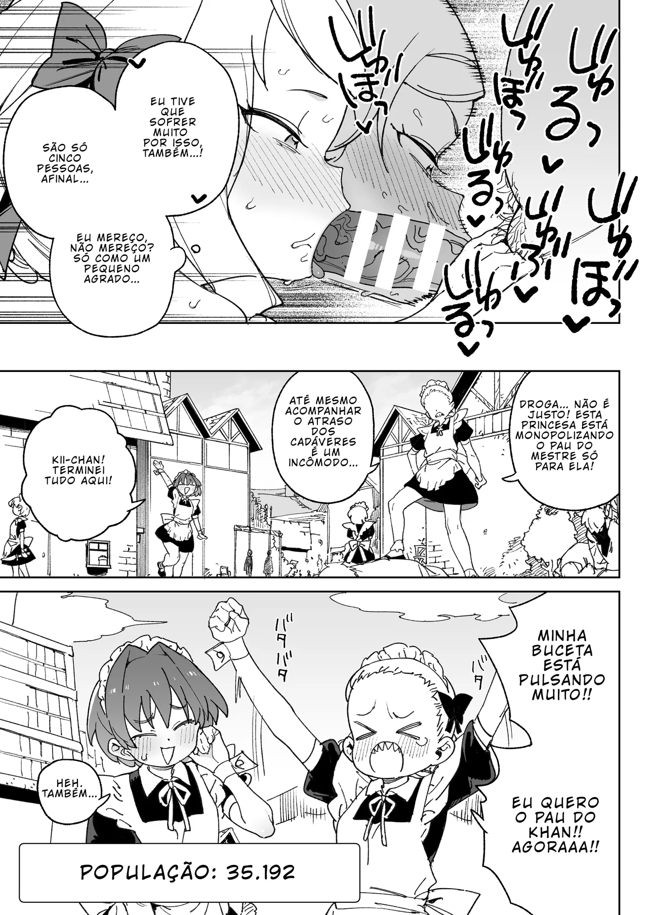 [Meshikutteneru. (Atage)] Chinpo no Tame ni Kokumin Zenin Minagoroshi [Portuguese-BR] [BLACKSUB] [Digital] numero di immagine  46