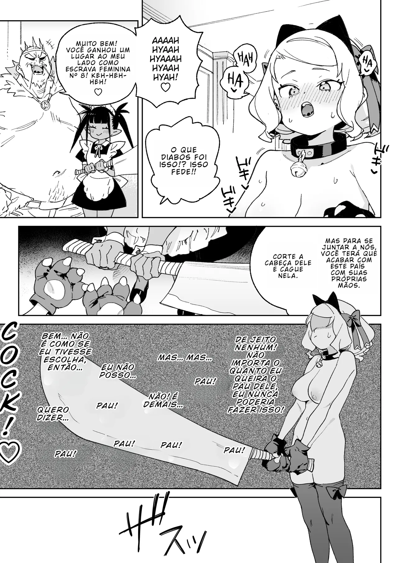 [Meshikutteneru. (Atage)] Chinpo no Tame ni Kokumin Zenin Minagoroshi [Portuguese-BR] [BLACKSUB] [Digital] numero di immagine  56