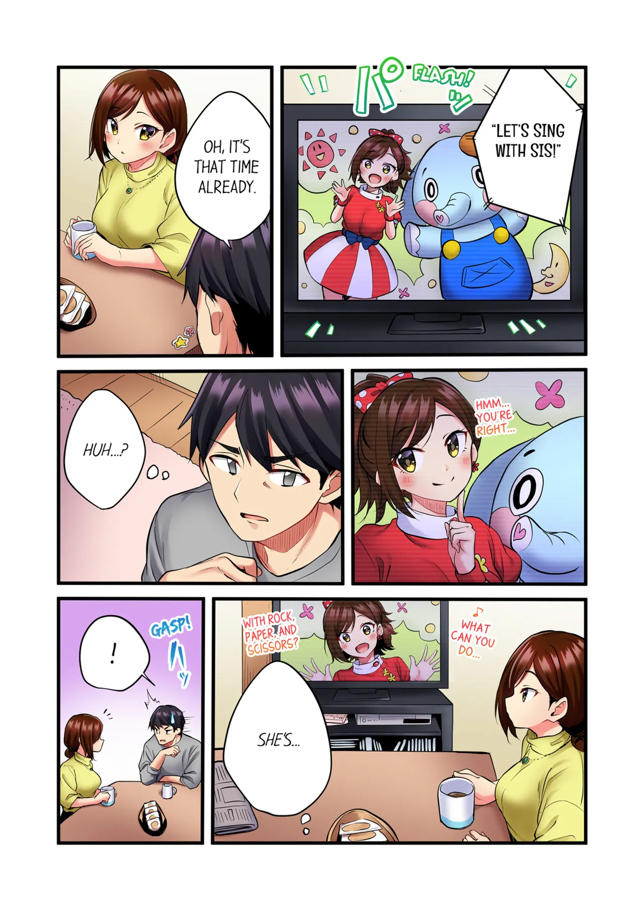 [Girigirimai] Uta no Onee-san Datte H Shitai ~Konnakao, TV no Mae Minna ni wa Miserarenai yo... | Even an Innocent TV Show Singer Needs Sex Vol. 1 [English] [Decensored] [Ongoing] изображение № 13