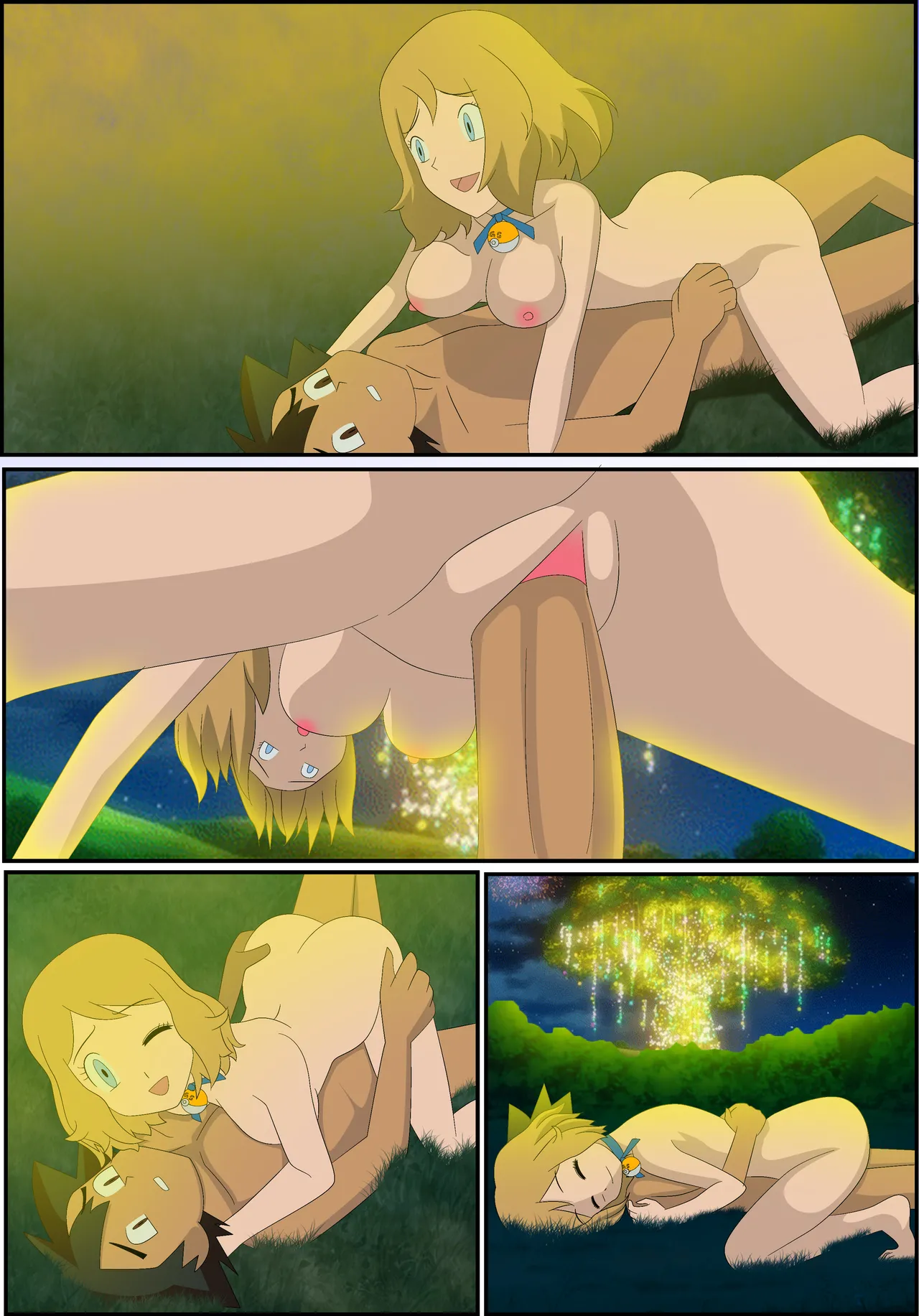[GHTA] (Ang Sayaw) Pokeporn: Under the pledging tree!  Ash X Serena Bildnummer 8