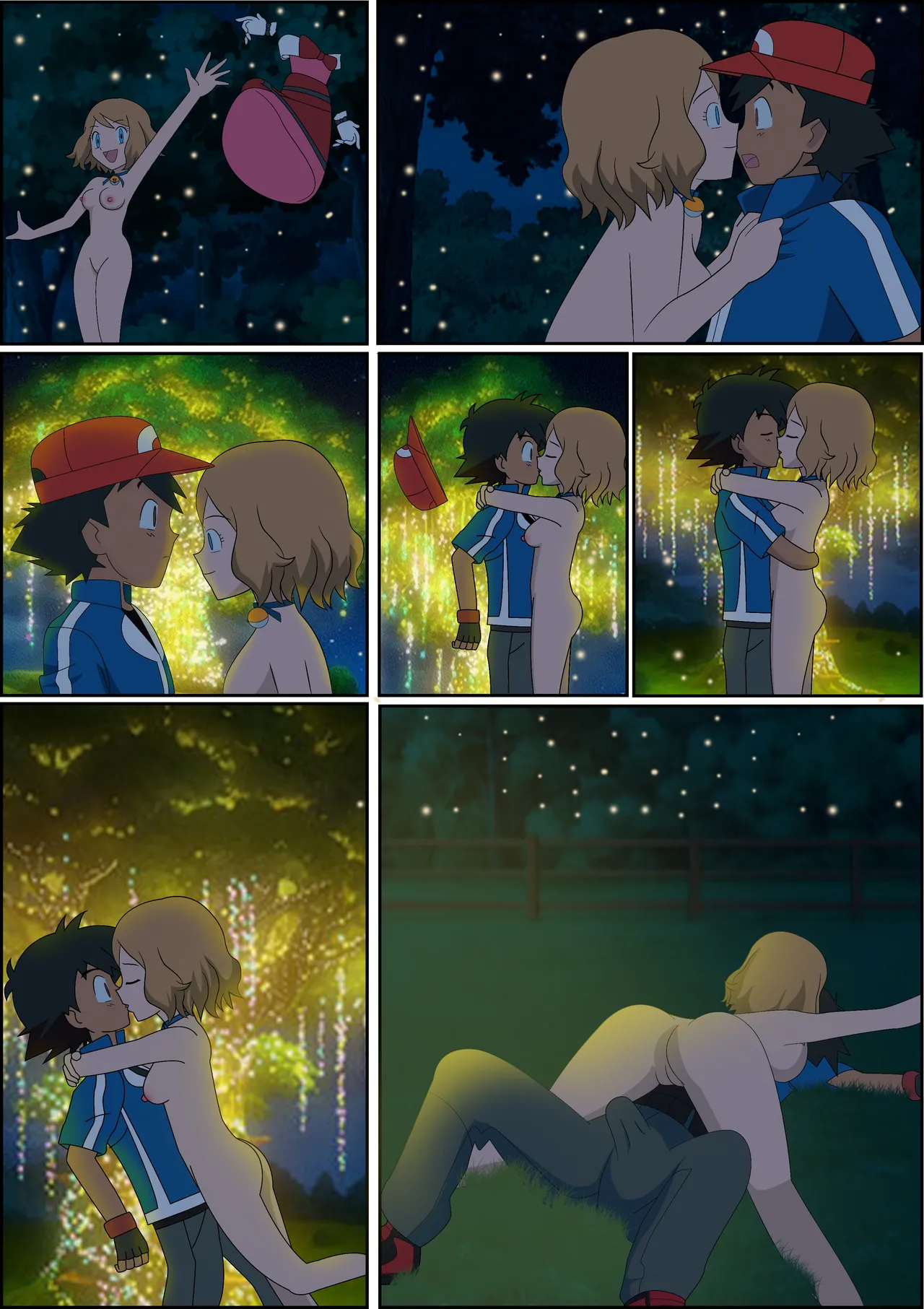 [GHTA] (Ang Sayaw) Pokeporn: Under the pledging tree!  Ash X Serena Bildnummer 17