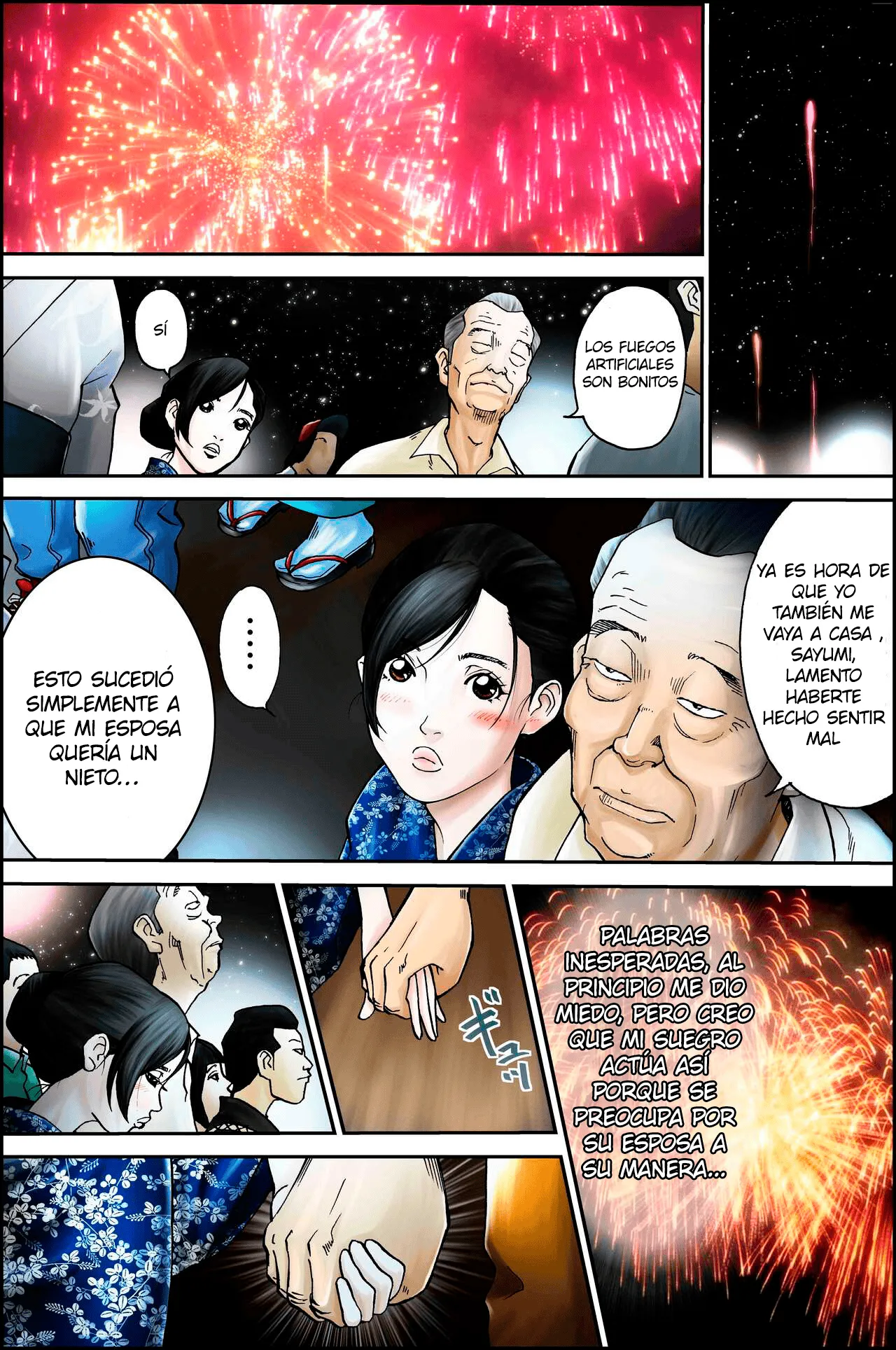 [Yaoyorozu Shachuu] D.H Danna ni Himitsu ~Ishihara Sayumi 32-sai no Baai~ Natsu no Yukata no Omowaku｜D.H Un Secreto para Mi Esposo ~El Caso de Sayumi Ishihara, 32 años~ Los Pensamientos detras del Yukata de Verano [Spanish] [Pajerosxnx] Bildnummer 28