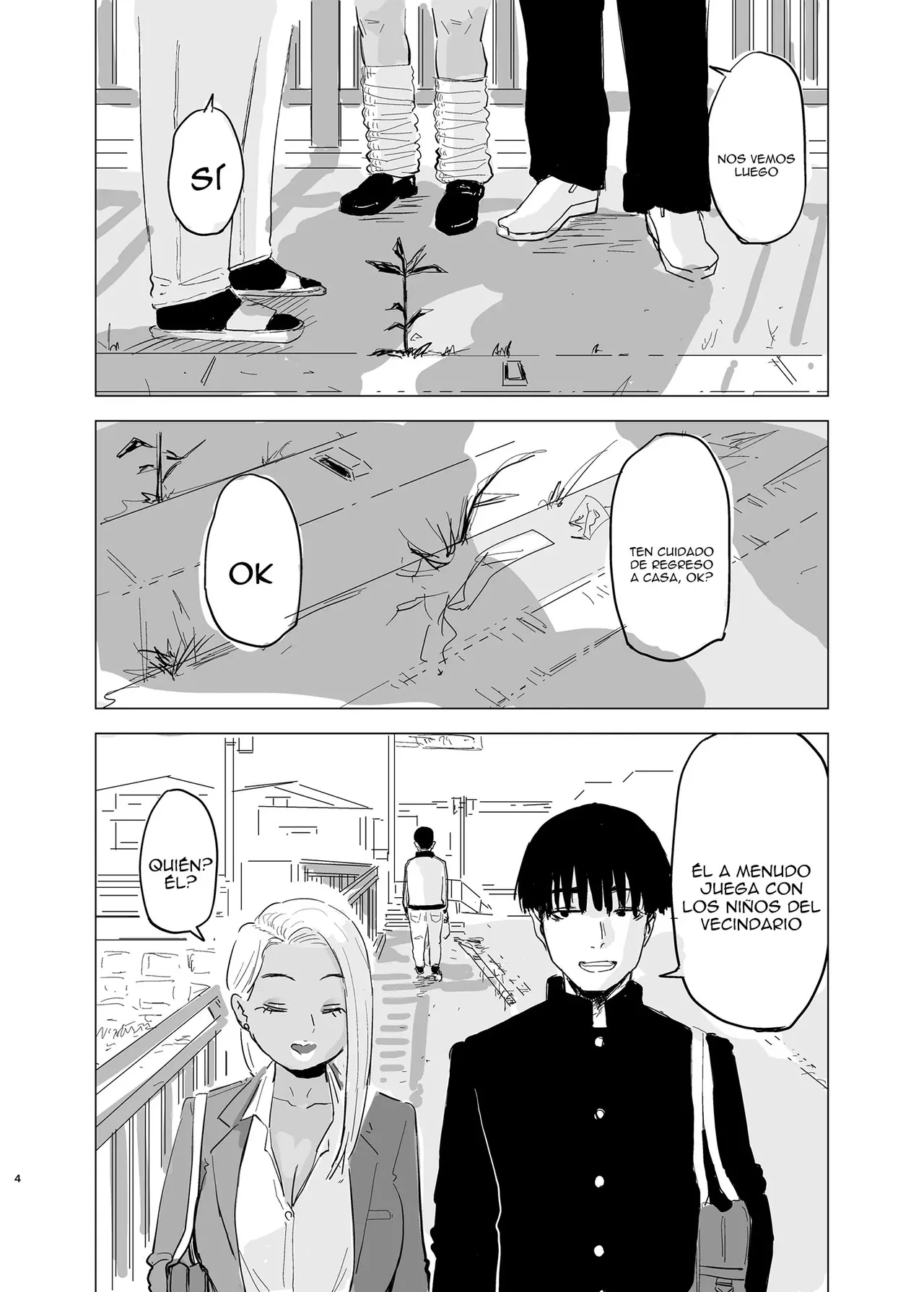 [Mota Peki] Kuro Gal JK × Soccer-bu no Dekachin｜La Colegiala Gal Moreana x Las Enormes Vergas del Club de Fútbol [Spanish] [Anything] изображение № 5