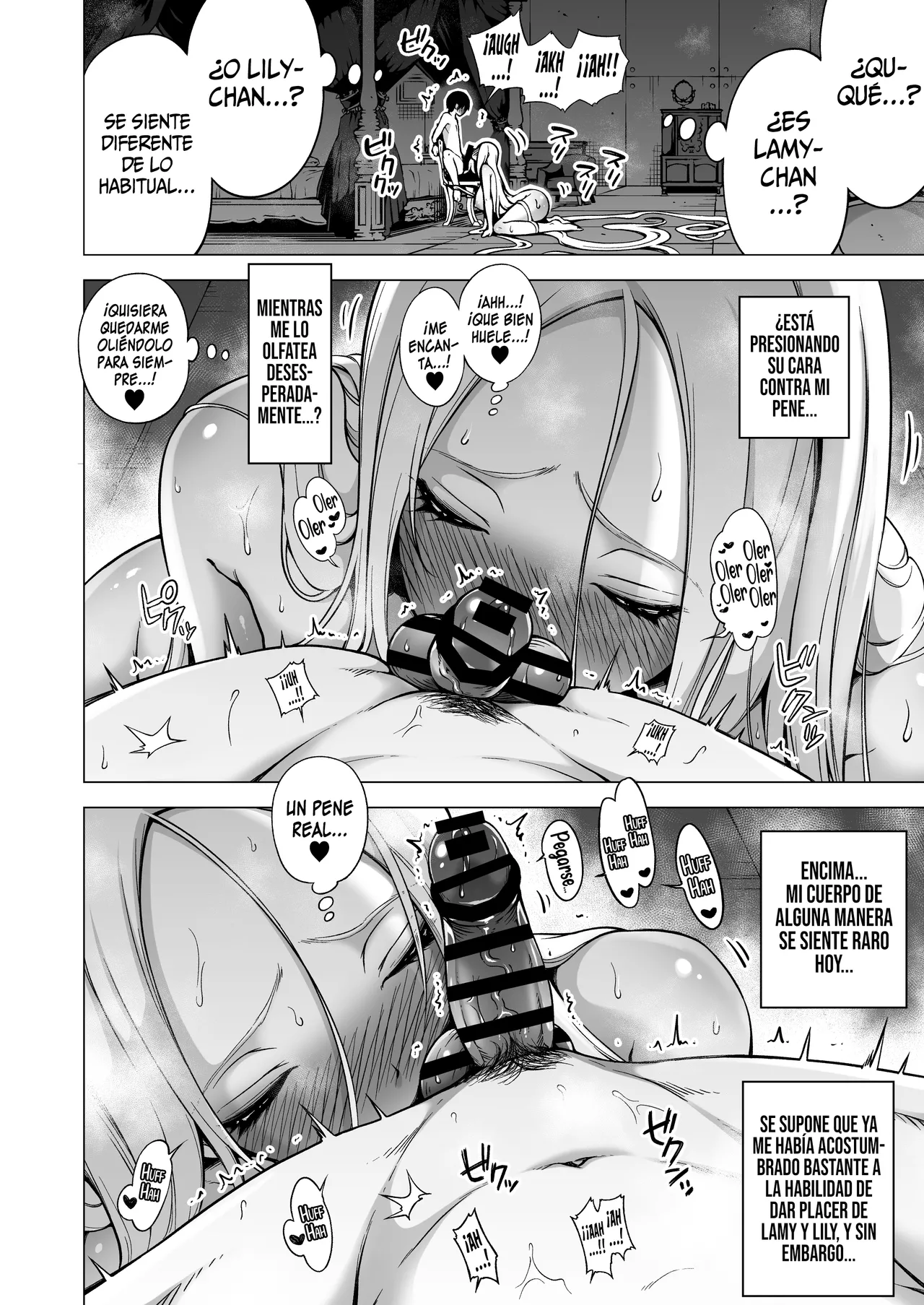 [Akatsuki Myuuto] Boku ni Shika Furenai Succubus Sanshimai ni Shiborareru Hanashi 4 ~Choujo Lemy-Hen (Zenpen)~ [Spanish] [SSR Translations] [Digital] изображение № 7