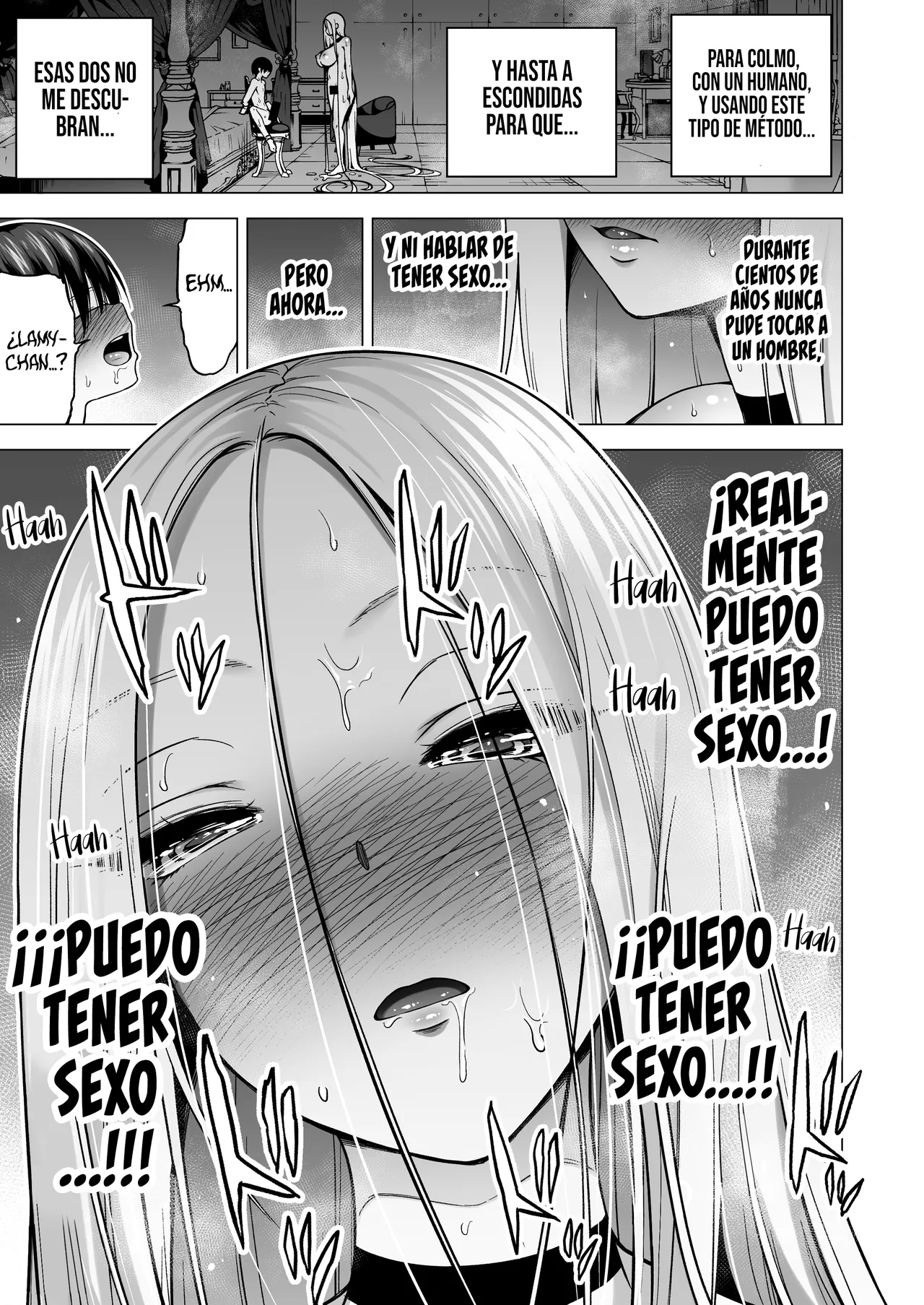 [Akatsuki Myuuto] Boku ni Shika Furenai Succubus Sanshimai ni Shiborareru Hanashi 4 ~Choujo Lemy-Hen (Zenpen)~ [Spanish] [SSR Translations] [Digital] изображение № 39