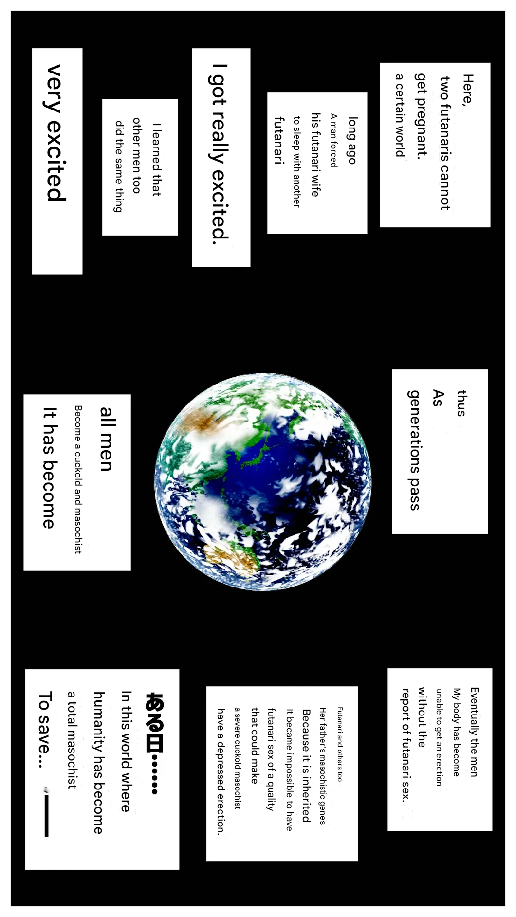 [Muttumuu] Futanari Doushi da to Ninshin Shinai Sekai no Futanari Tsuma to, Haramaseya-san. ( Shitty Machine translation) 图片编号 2