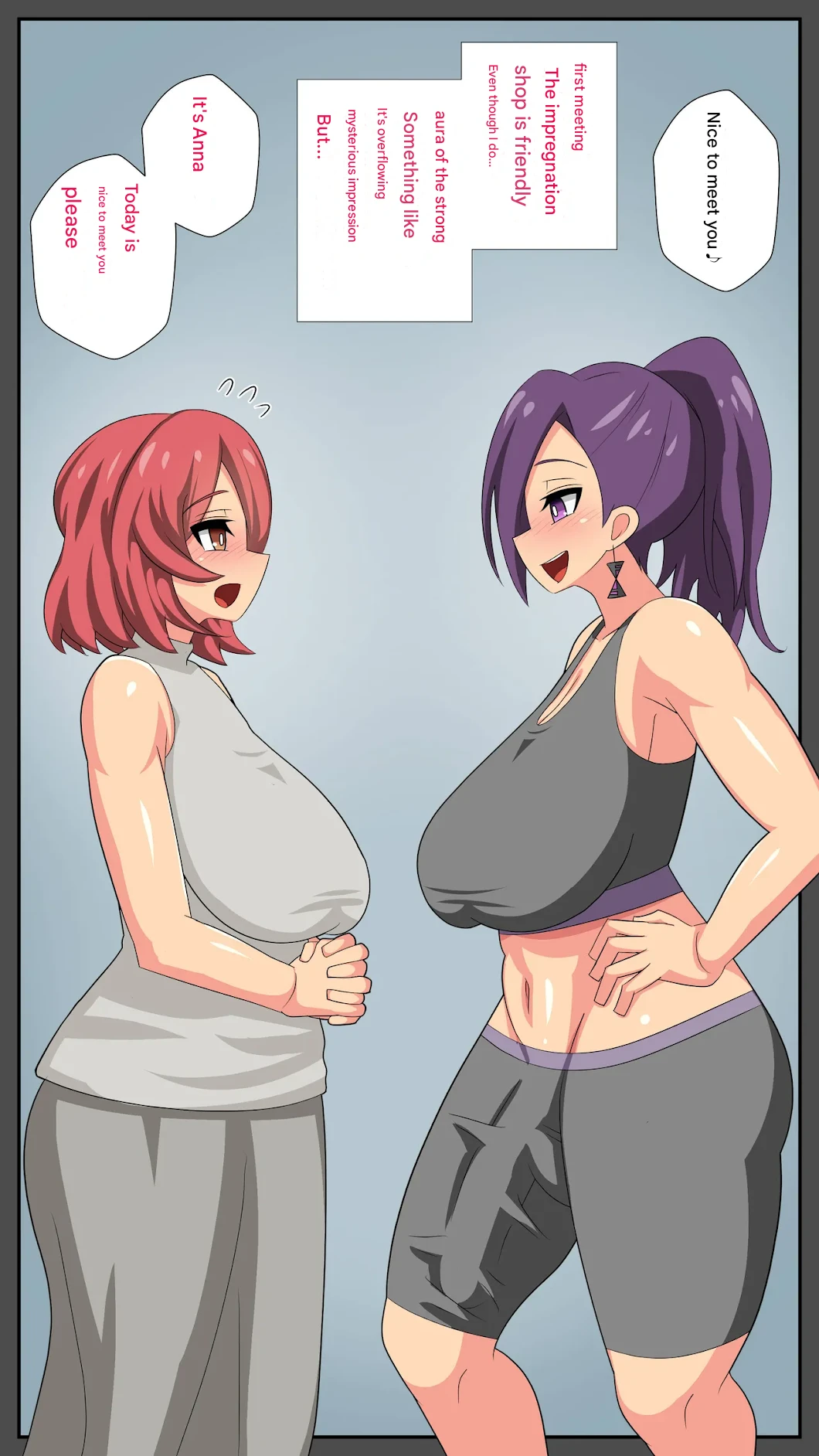 [Muttumuu] Futanari Doushi da to Ninshin Shinai Sekai no Futanari Tsuma to, Haramaseya-san. ( Shitty Machine translation) 图片编号 5