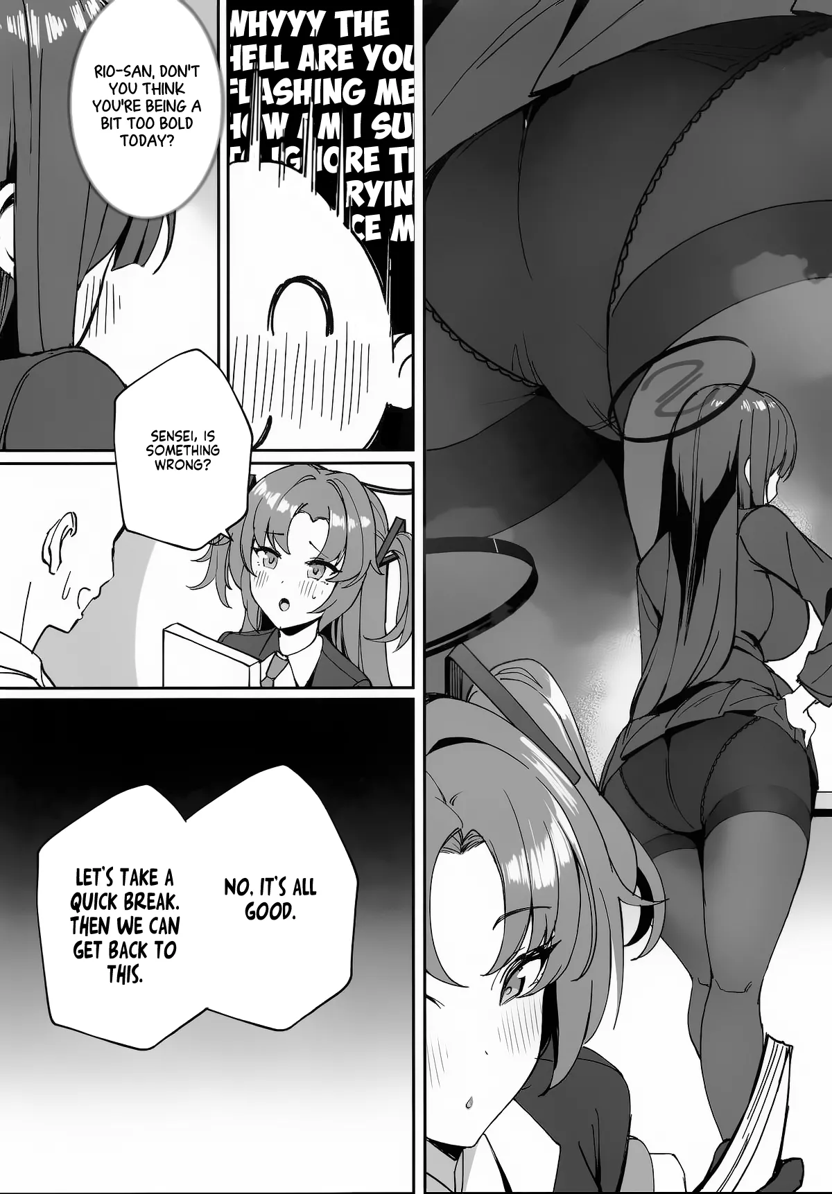 (COMIC1☆26) [Tabete mo Ii (OA)] Sensei to Issho ni II (Blue Archive) [English] [Tea Party Scans] numero di immagine  6