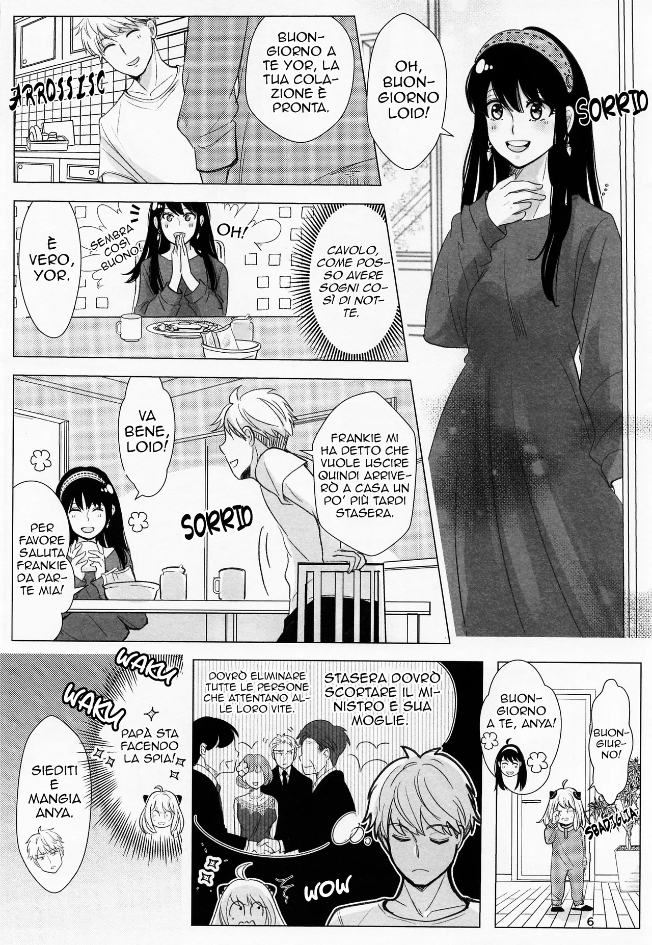 [Coffee Kurage (Sandra)] Nete mo Samete mo | Come in un Sogno (Spy x Family) [Italian] 이미지 번호 5