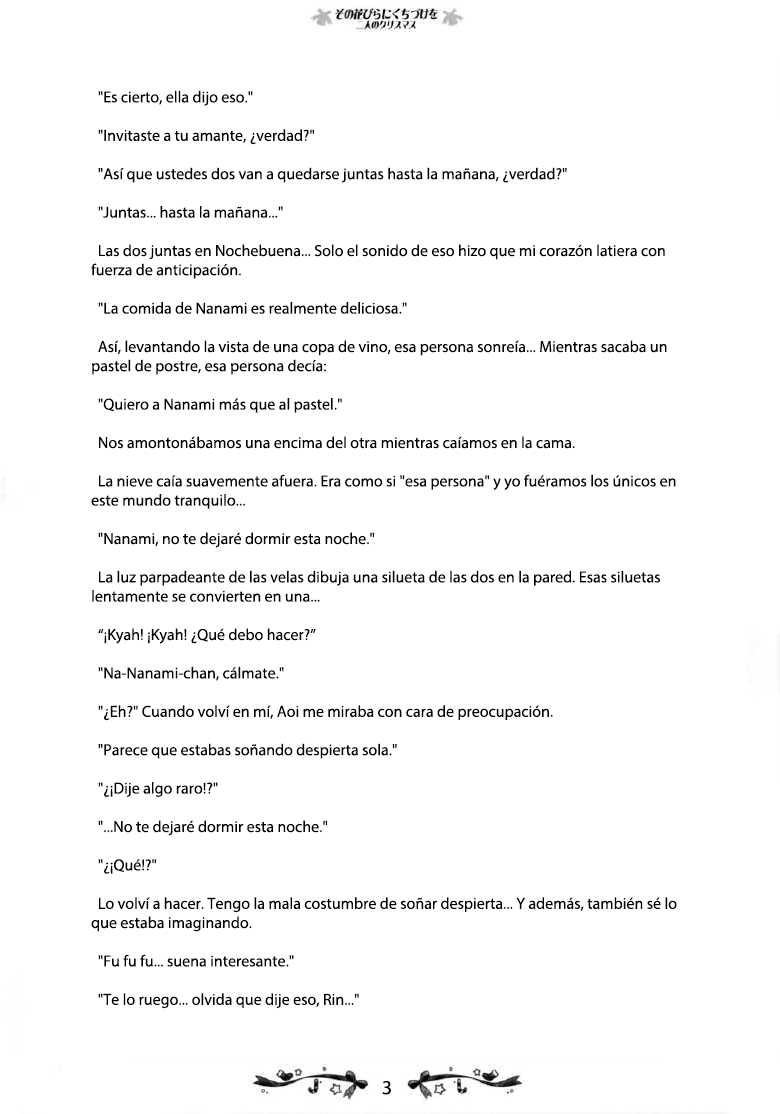 [Fuguriya, Luminocity (Peko, Sano Shinichirou)] Sono Hanabira ni Kuchizuke wo ~Nuestra Navidad Juntas~ [Spanish] 이미지 번호 9