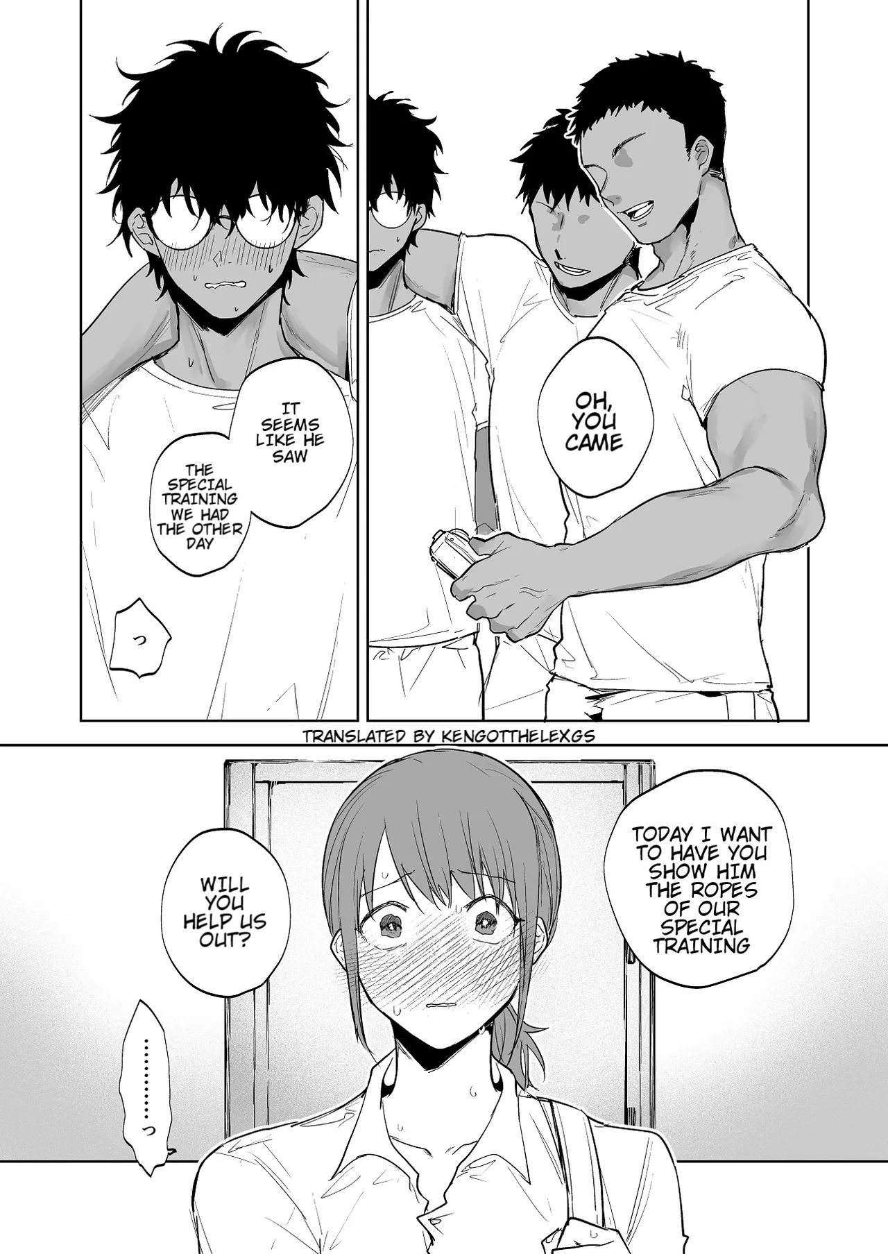 [Naruse Minami] A Girl Who Was Seen by her Junior that Gets Special Training from her Coach [English] [KenGotTheLexGs] 画像番号 1
