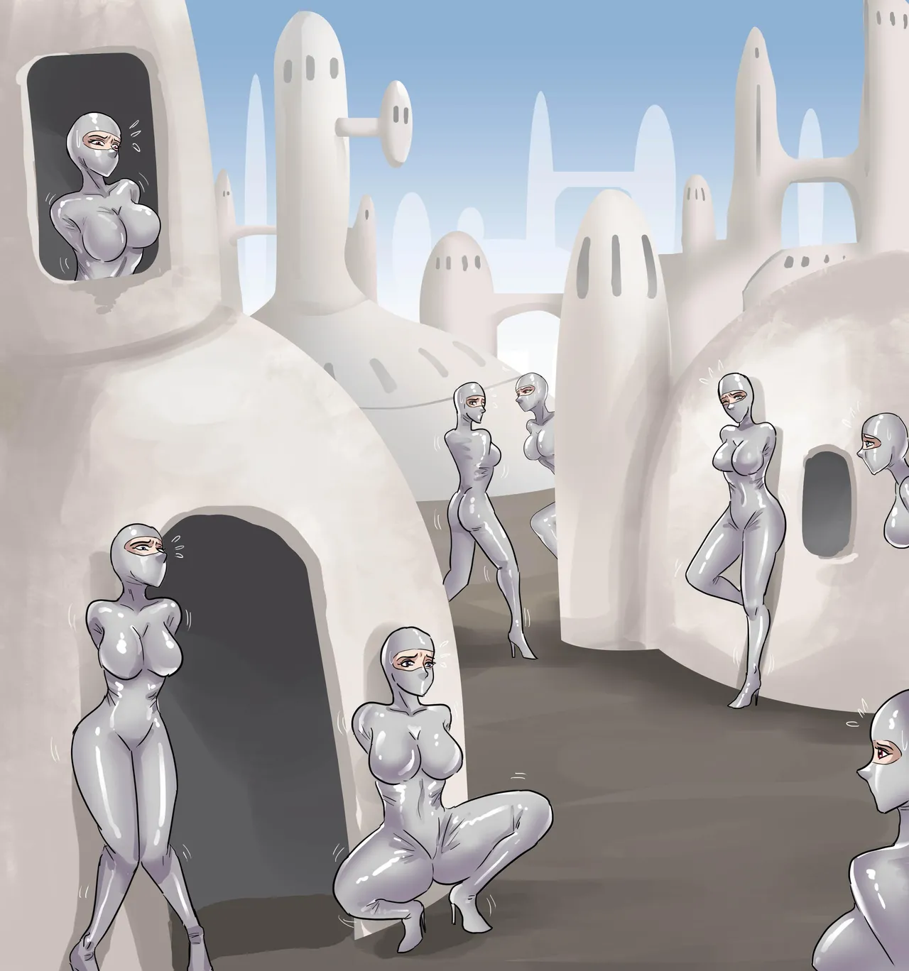 [King] 紧身拘束衣美女——宇宙奴隶船02 이미지 번호 27