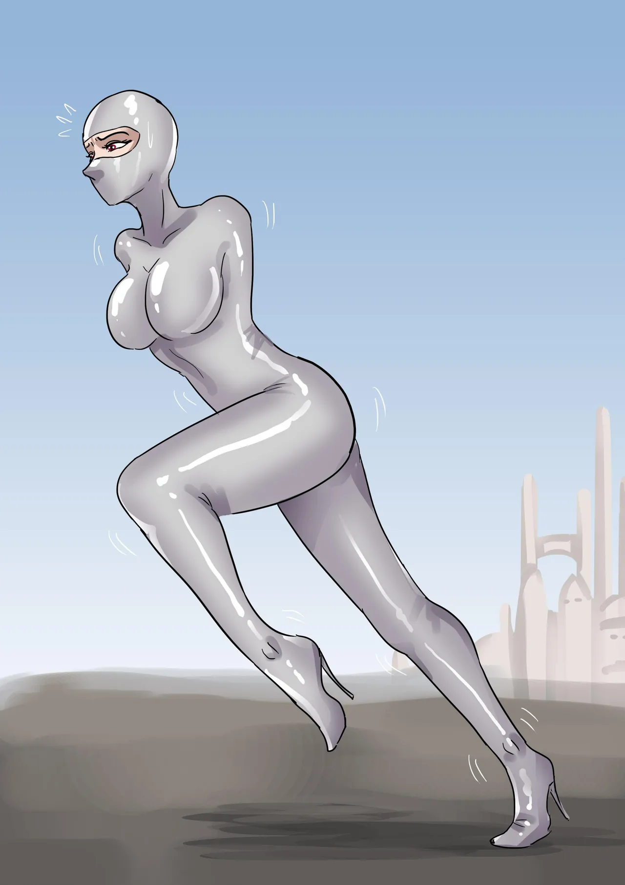 [King] 紧身拘束衣美女——宇宙奴隶船02 이미지 번호 32