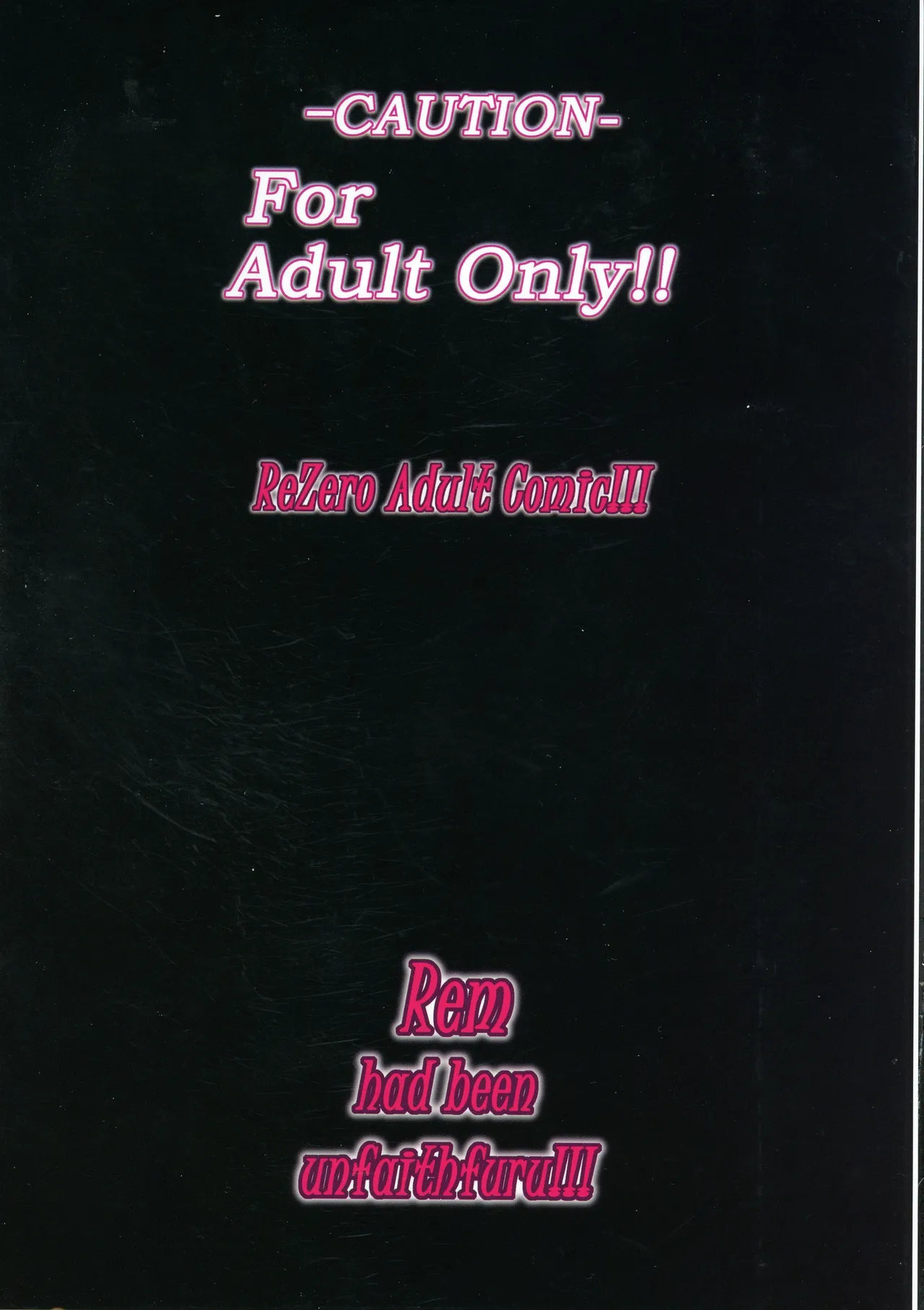 (C102) [Furuya (TAKE)] Rem Rem Danshou Hitozuma Rem no Ero Manga Pairotto-ban (ReZero kara Hajimeru Isekai Seikatsu) [English] 画像番号 2