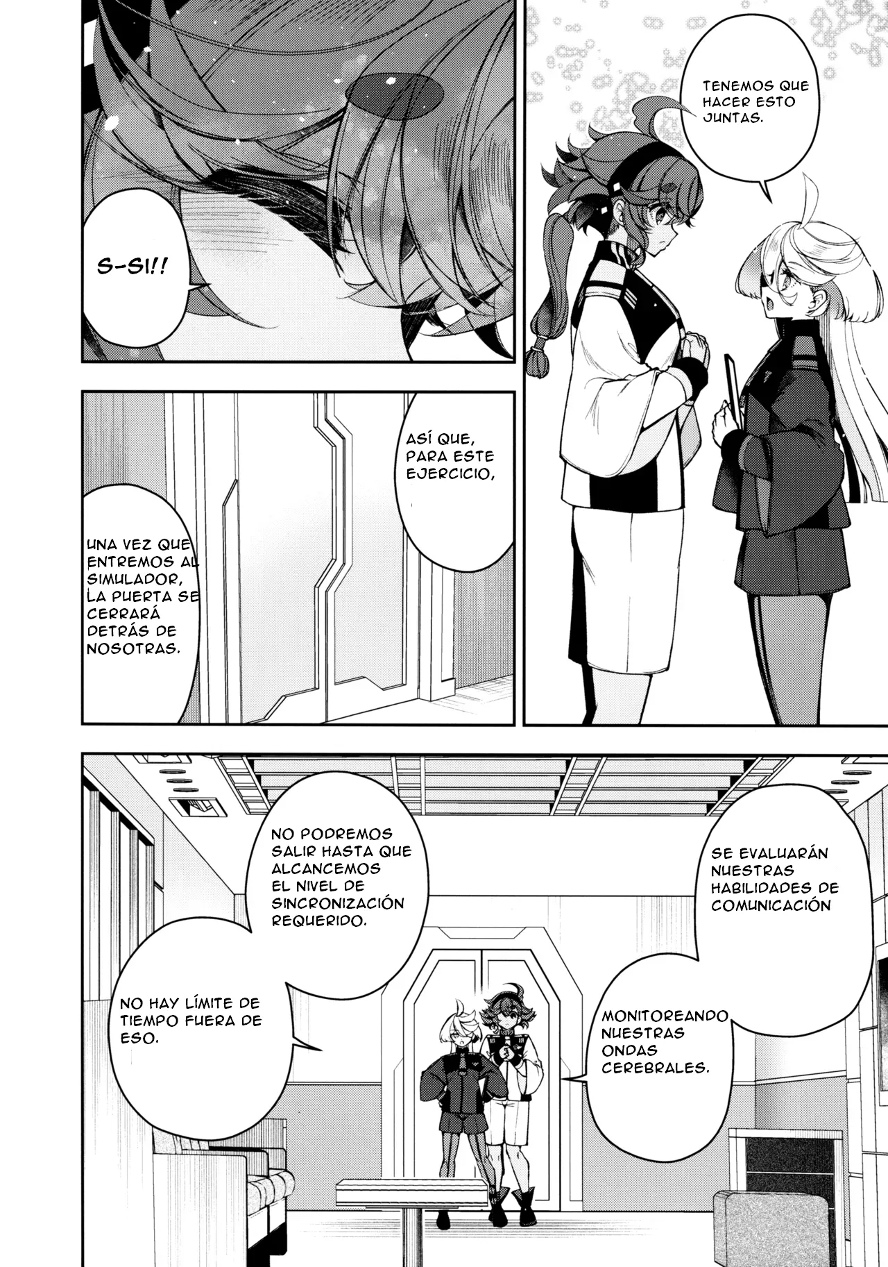 (Hoshi ni Negai o 2025) [Alkaloid (Izumiya Otoha)] Perfect Communication (Mobile Suit Gundam: The Witch from Mercury) [Spanish] [CristoferDeLosAndes] 이미지 번호 6