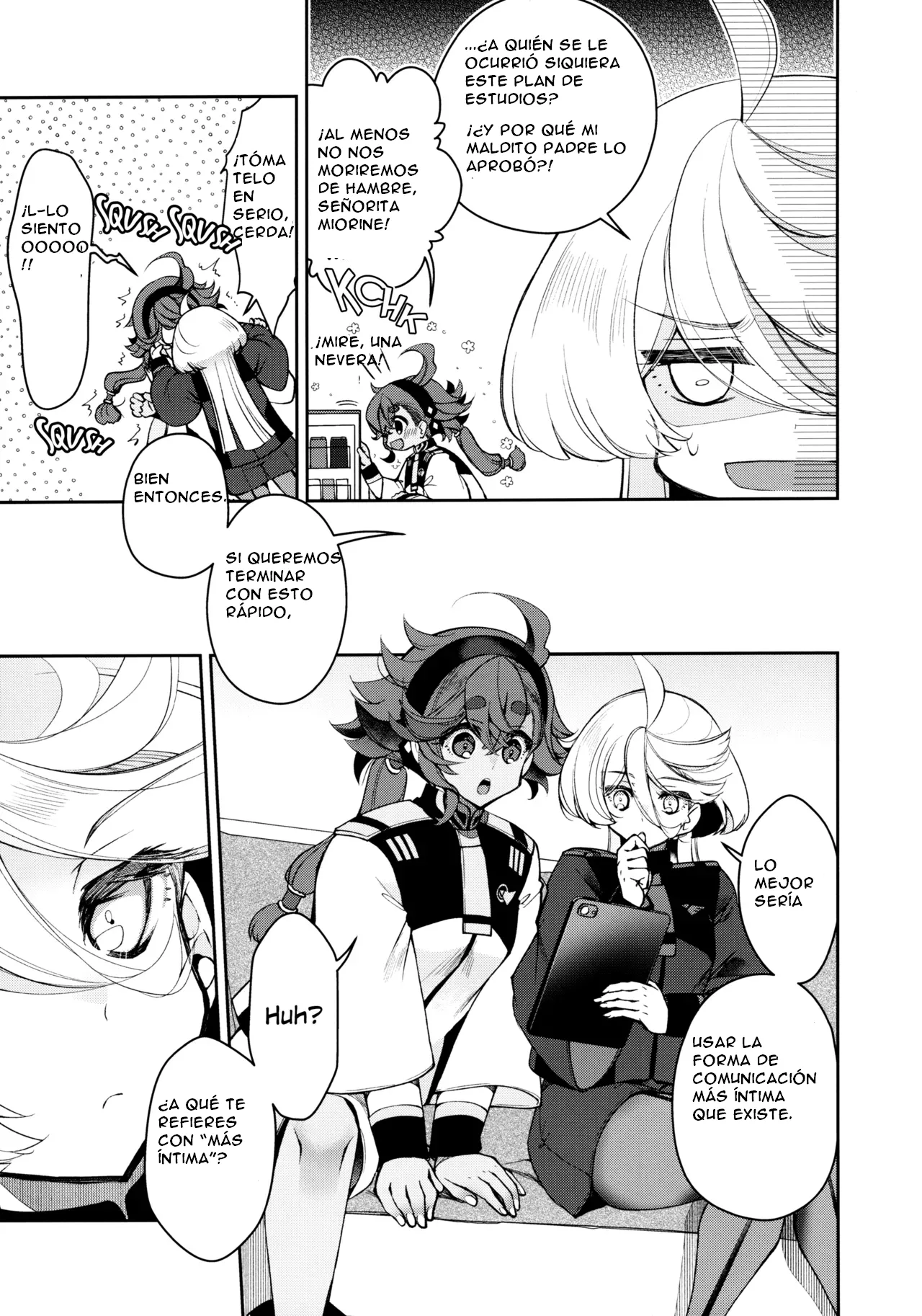 (Hoshi ni Negai o 2025) [Alkaloid (Izumiya Otoha)] Perfect Communication (Mobile Suit Gundam: The Witch from Mercury) [Spanish] [CristoferDeLosAndes] 이미지 번호 7