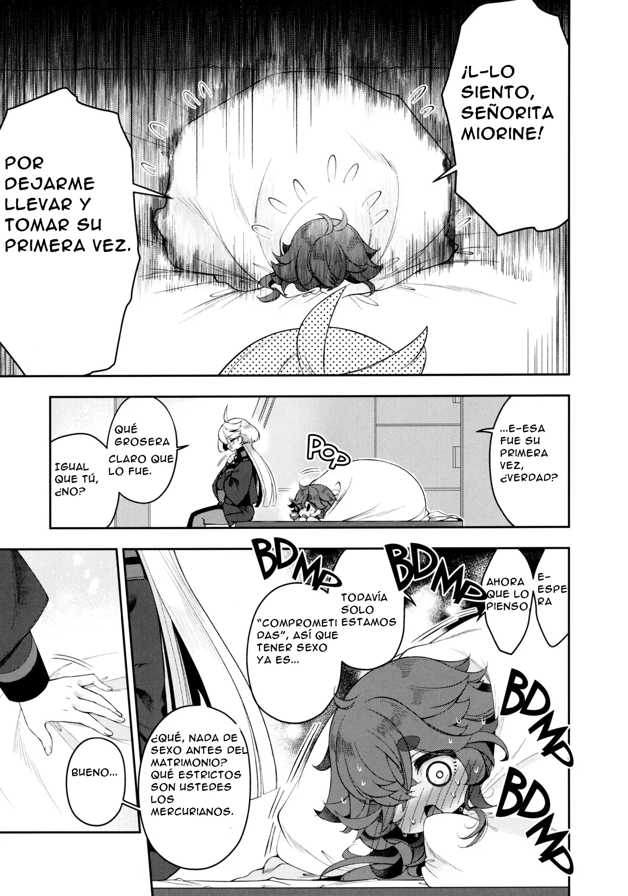 (Hoshi ni Negai o 2025) [Alkaloid (Izumiya Otoha)] Perfect Communication (Mobile Suit Gundam: The Witch from Mercury) [Spanish] [CristoferDeLosAndes] 이미지 번호 33