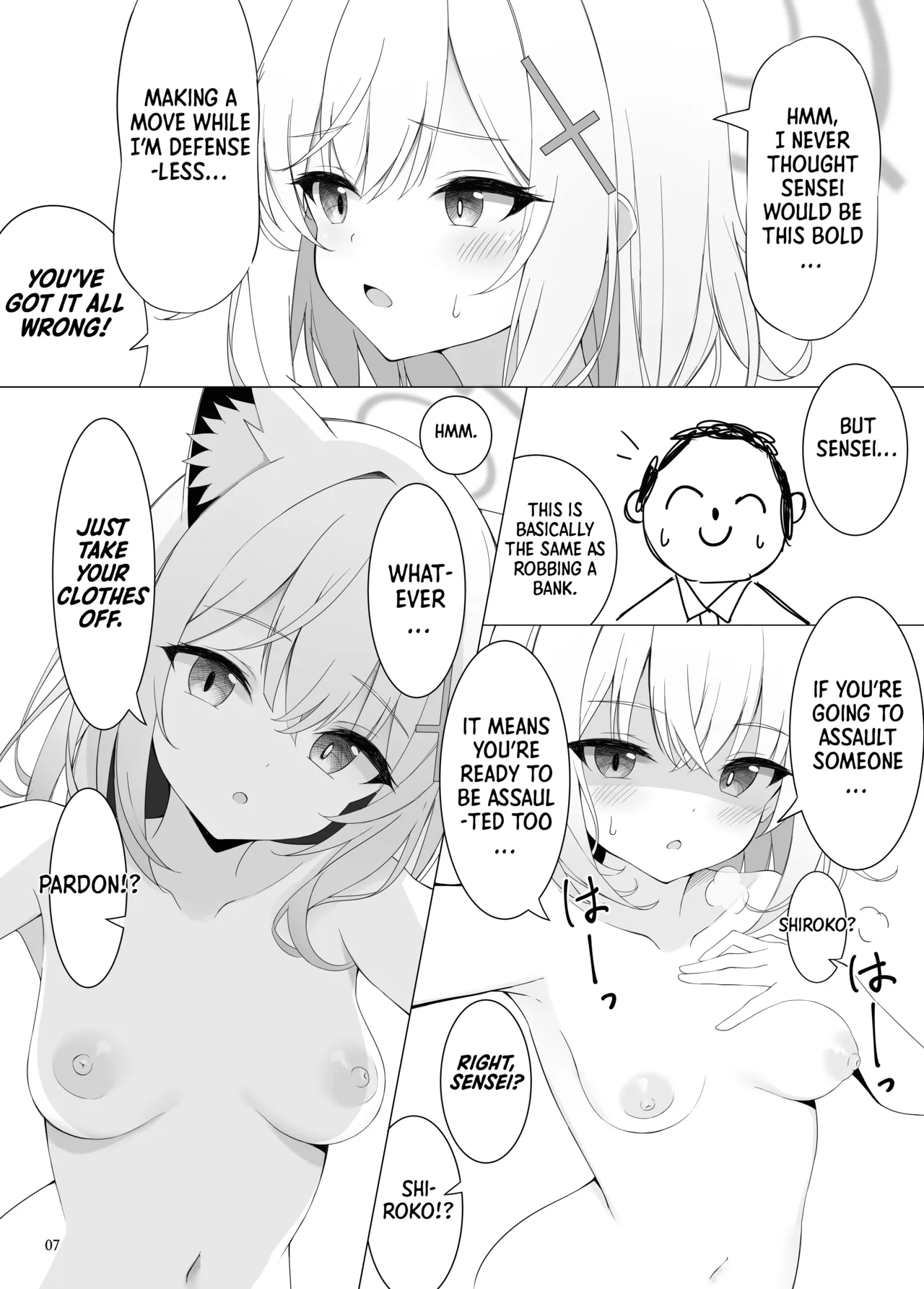 (C104) [Hagakure (Tateishi Kureha)] N, Watashi to mo Ecchi na Koto o Yarubeki | I Want You to Do Lewd Things to Me (Blue Archive) [English] [Shiro Translation] [Decensored] 이미지 번호 7