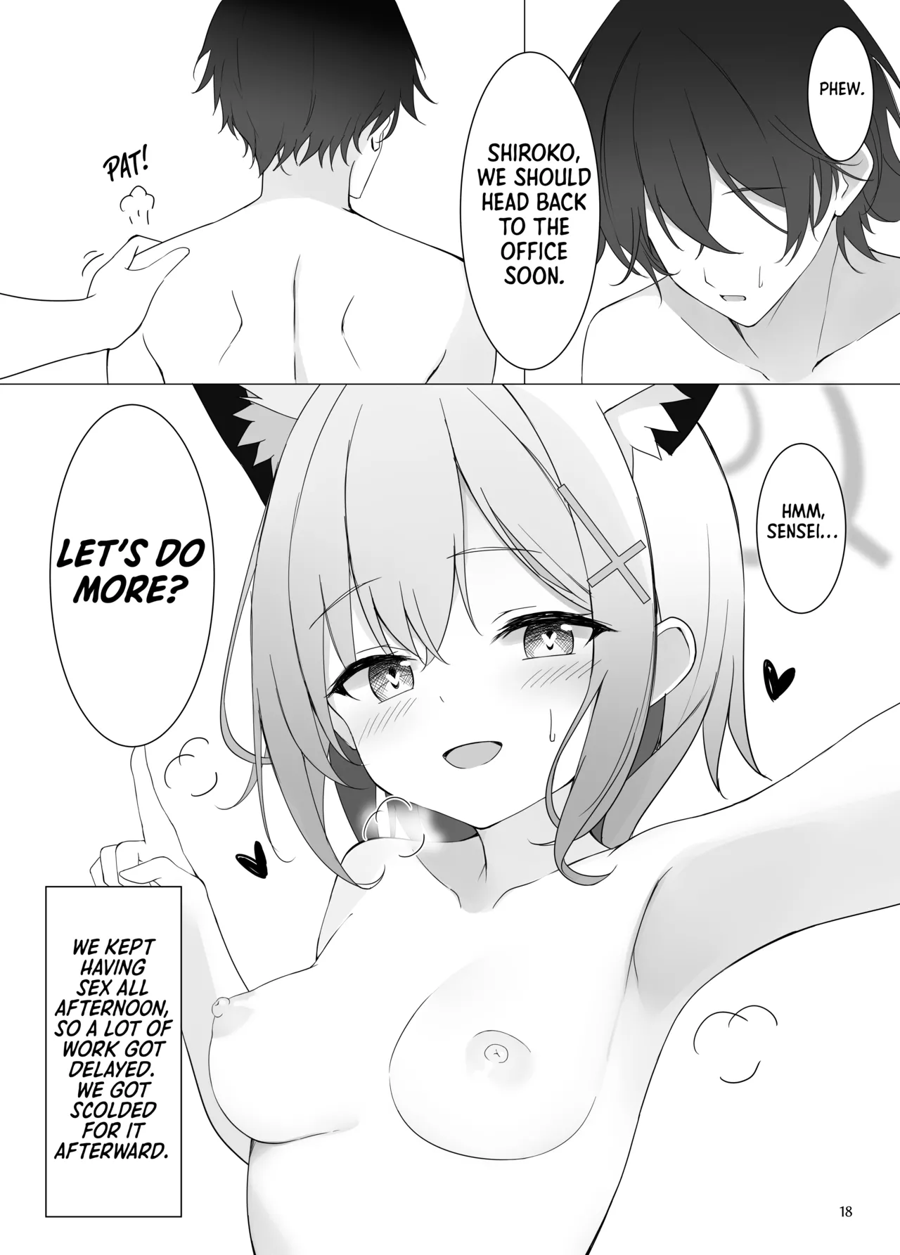 (C104) [Hagakure (Tateishi Kureha)] N, Watashi to mo Ecchi na Koto o Yarubeki | I Want You to Do Lewd Things to Me (Blue Archive) [English] [Shiro Translation] [Decensored] 이미지 번호 18