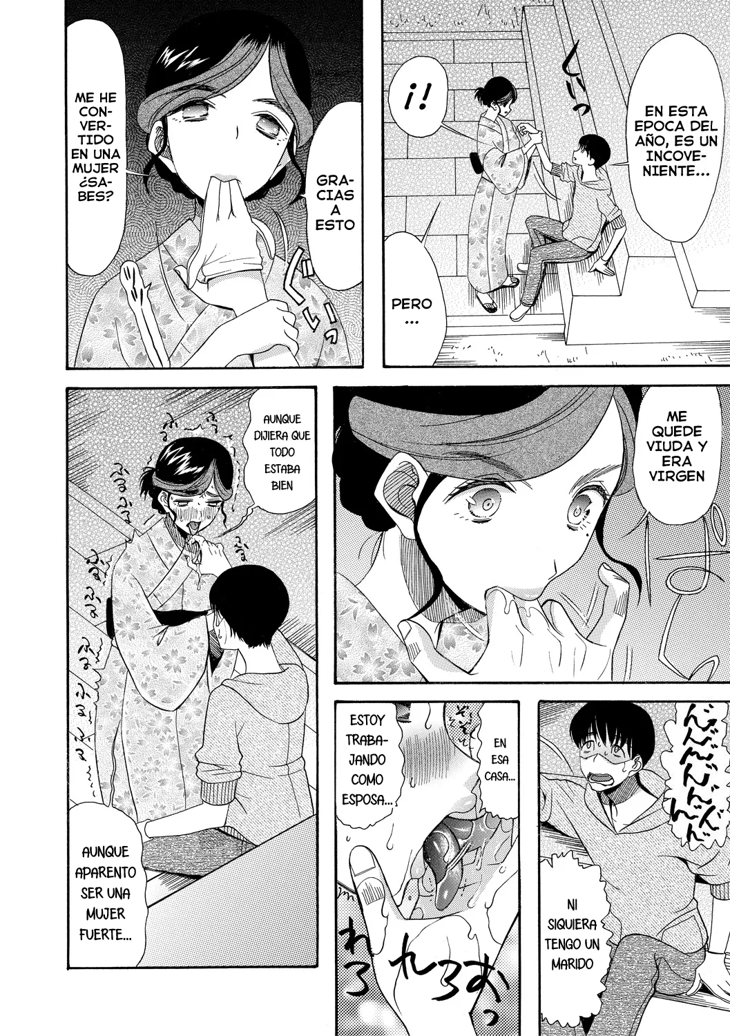 [Hoshitsuki Neon.] Kairaku Shouten <Onee-sama Meguri> Ch. 1-3｜Tienda del Placer <El Encuentro con Onee-sama> Cap. 1-3 [Spanish] [Blacklabel Scan] 62eme image