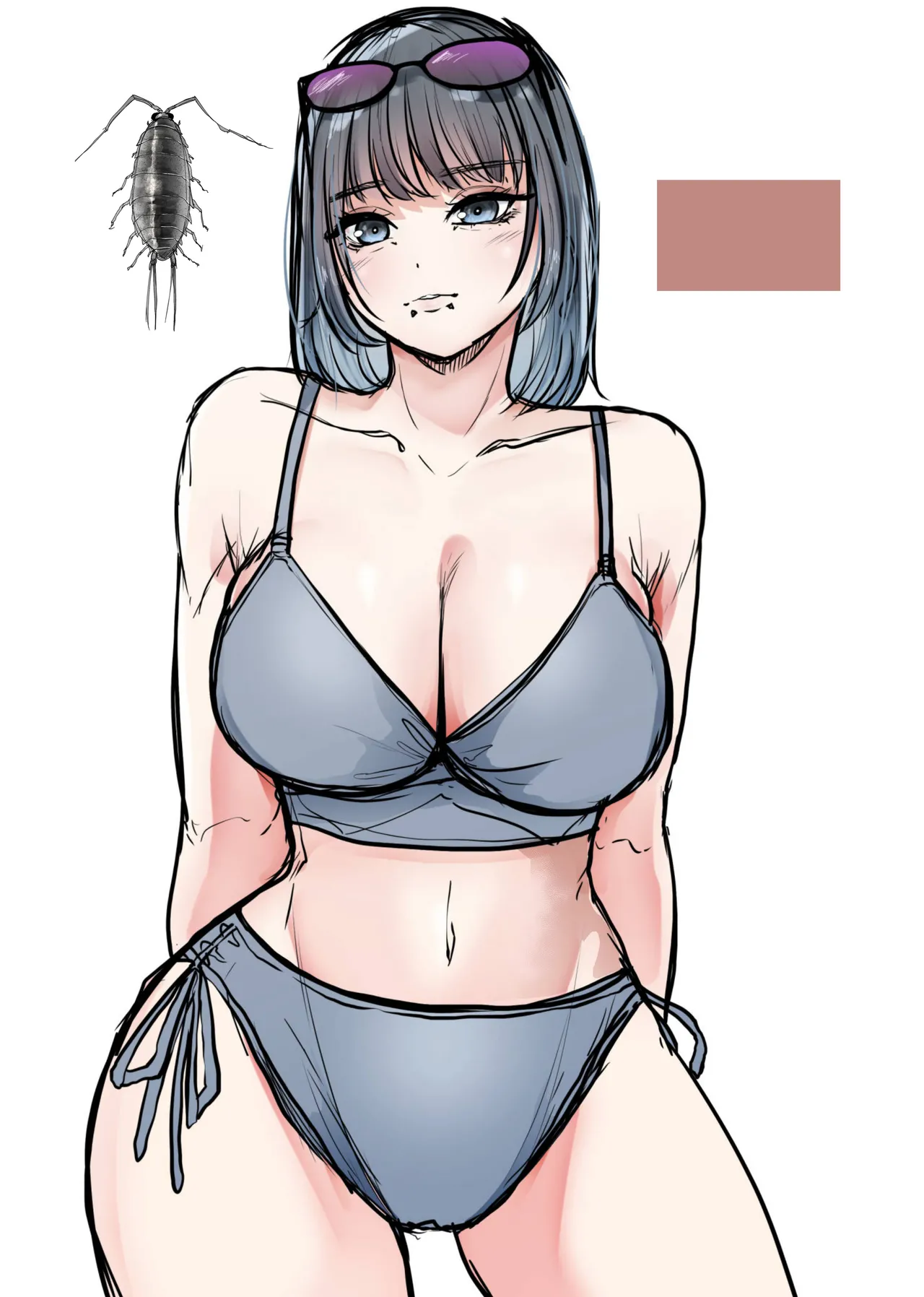 [TeruTeruGirl (Amano Teru)] Big-Breasted Swimsuit Girl Getting Turned into A Sea Slug's Nest [English] [EroGPx] изображение № 36