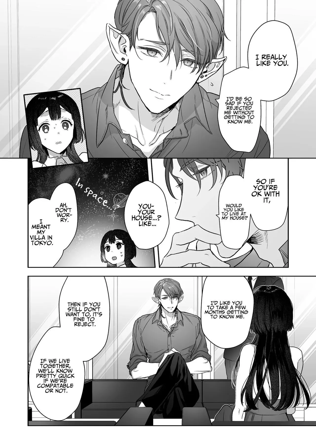 [Kimi ni Shuushin (Burger Sand Kimi)] Uchuu no Siso-sama no Tugai ni Naru shika Nai! | I Have No Choice But to Become the Universal Progenitor's Mate! & Extra chapter numero di immagine  10