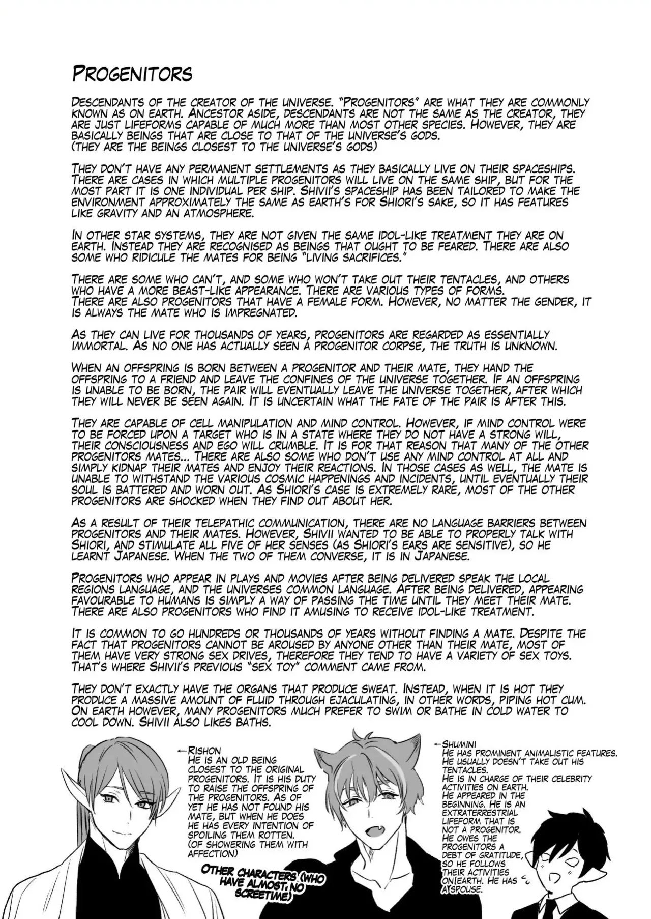 [Kimi ni Shuushin (Burger Sand Kimi)] Uchuu no Siso-sama no Tugai ni Naru shika Nai! | I Have No Choice But to Become the Universal Progenitor's Mate! & Extra chapter numero di immagine  56