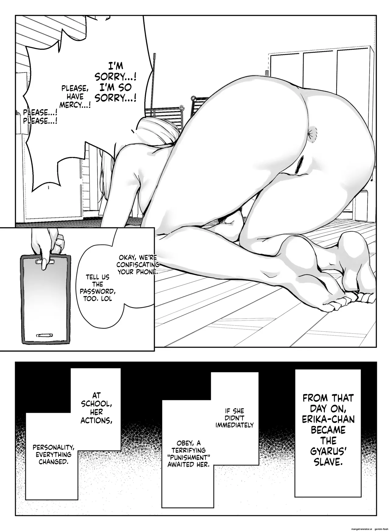 [Ikari no Mofumofu Kintama ga Gekitotsu Shoukai] Erikachan Kyousei Shuchi Ijime Omanko Roshutsu Meirei & Songen Hakai Ganimata Zenra Kupa~a Pozu o Waraimono ni Sa Reru Buzama Seikatsu [English] Bildnummer 12