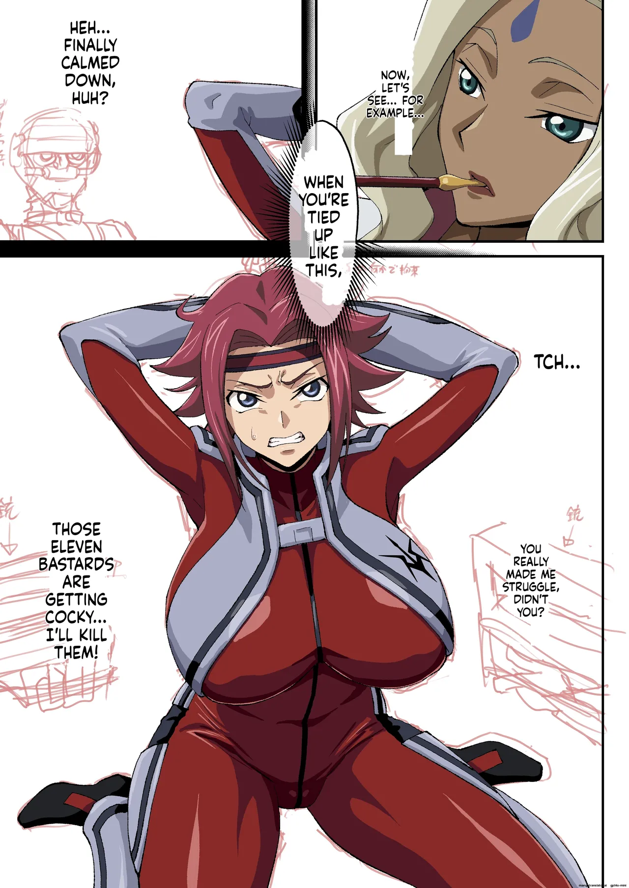 [Iwao] Kallen Manga (Kari) 3 (Code Geass: Lelouch of the Rebellion) [English] [MTL] image number 2