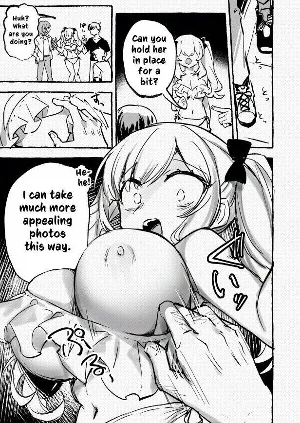 [P&I (Mel EX, Usagino Kuua)] Shuuchi no Model Satsuei ~Camera no Mae de Sarasareta Kyonyuu~ + -AFTER- | Humiliating Photoshoot ~Large Bust Exposed before the Camera~ + ~AFTER~ [English] [Cunny Garden] Bildnummer 19