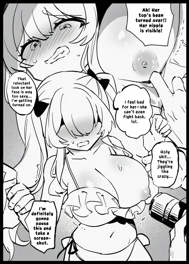 [P&I (Mel EX, Usagino Kuua)] Shuuchi no Model Satsuei ~Camera no Mae de Sarasareta Kyonyuu~ + -AFTER- | Humiliating Photoshoot ~Large Bust Exposed before the Camera~ + ~AFTER~ [English] [Cunny Garden] Bildnummer 32