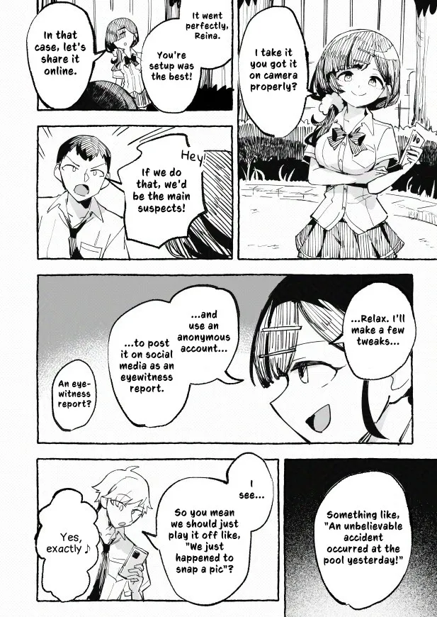 [P&I (Mel EX, Usagino Kuua)] Mizugi to Shuuchi to Itazura to -Classmate ni Sarasareta Namachichi- + ~IF Story~ | Swimsuit and Humiliating Pranks and... ~Exposed Breasts~ + ~What If Story~ [English] [Cunny Garden] numero di immagine  32