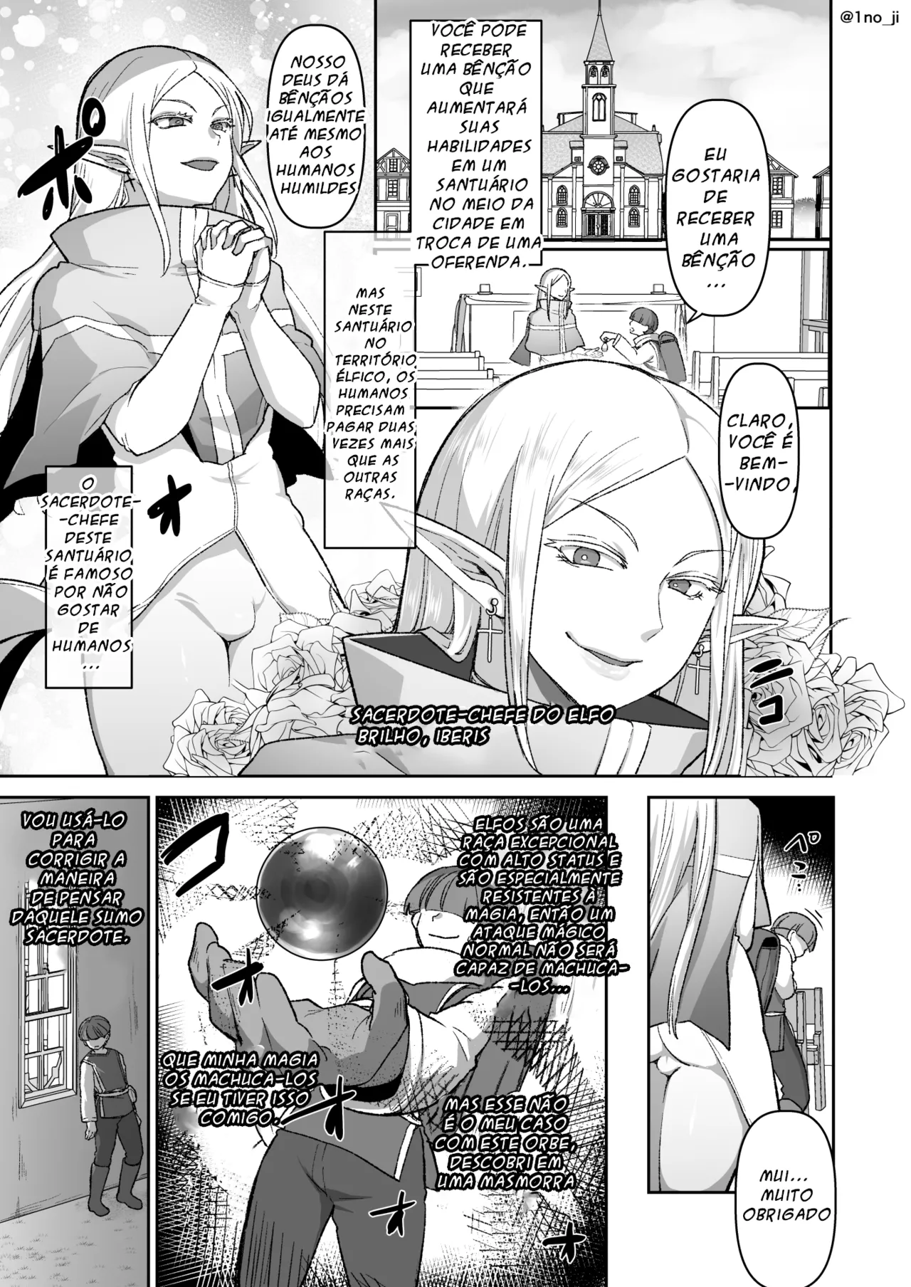 Ichino Miruku] Warui Elf o Shemale ni Shite Kaishin saseru Hanashi   Making An Evil Elf Repent by Turning Her Into a Shemale with Magic 이미지 번호 2