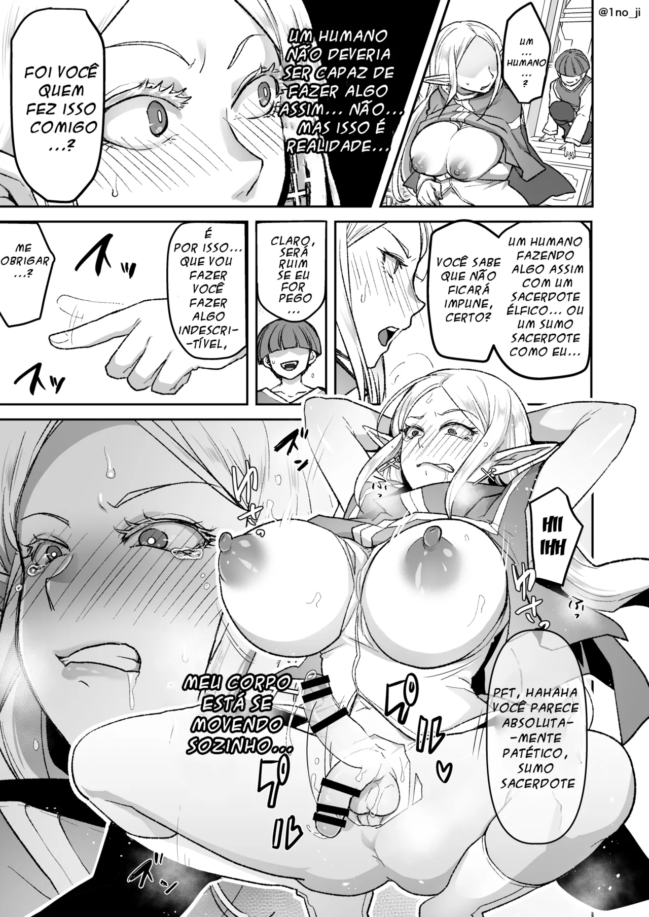 Ichino Miruku] Warui Elf o Shemale ni Shite Kaishin saseru Hanashi   Making An Evil Elf Repent by Turning Her Into a Shemale with Magic 이미지 번호 4