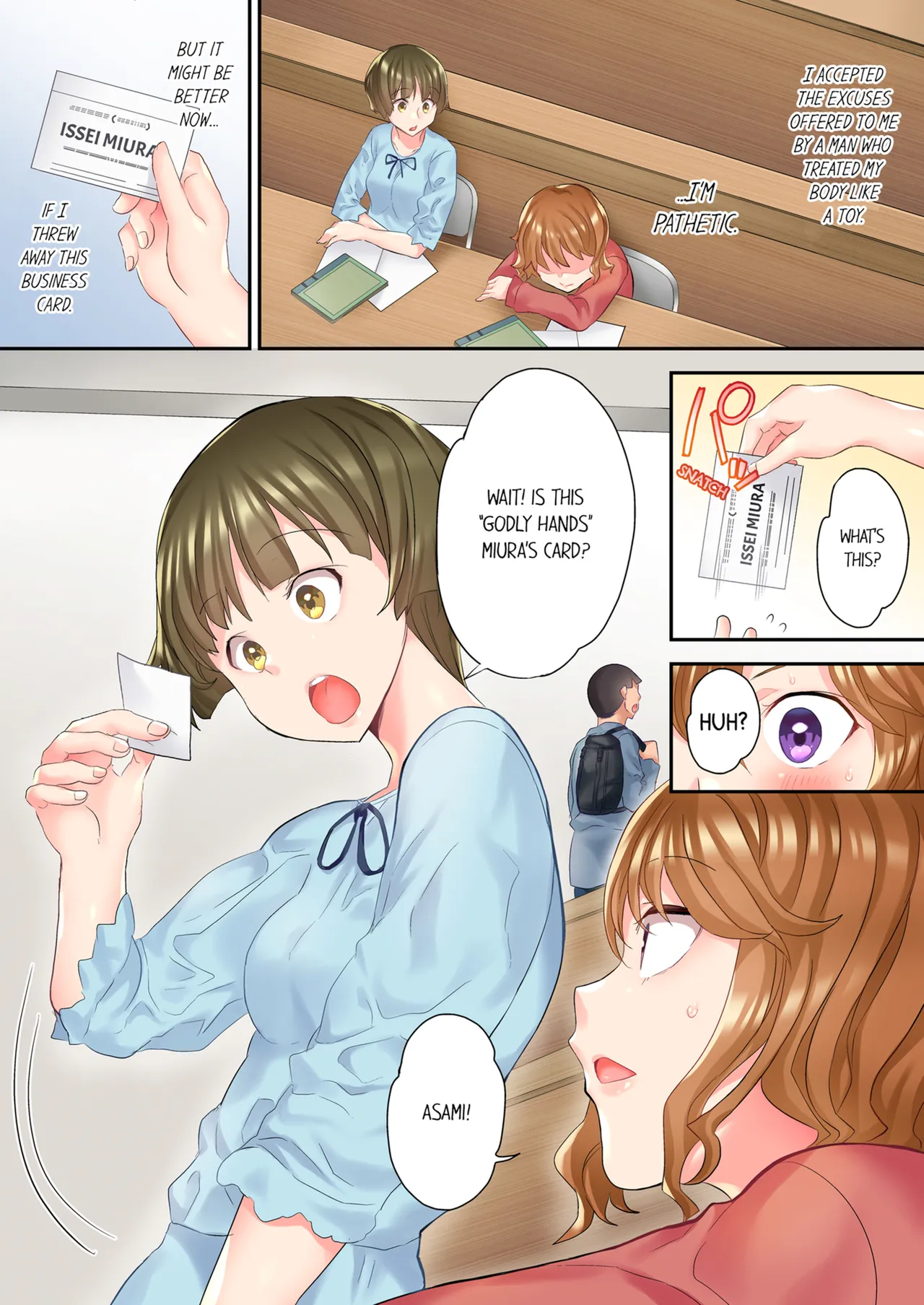 [Kazutaro] The NTR Massage Vol. 1-2 [English] [Decensored] [Ongoing] 82eme image