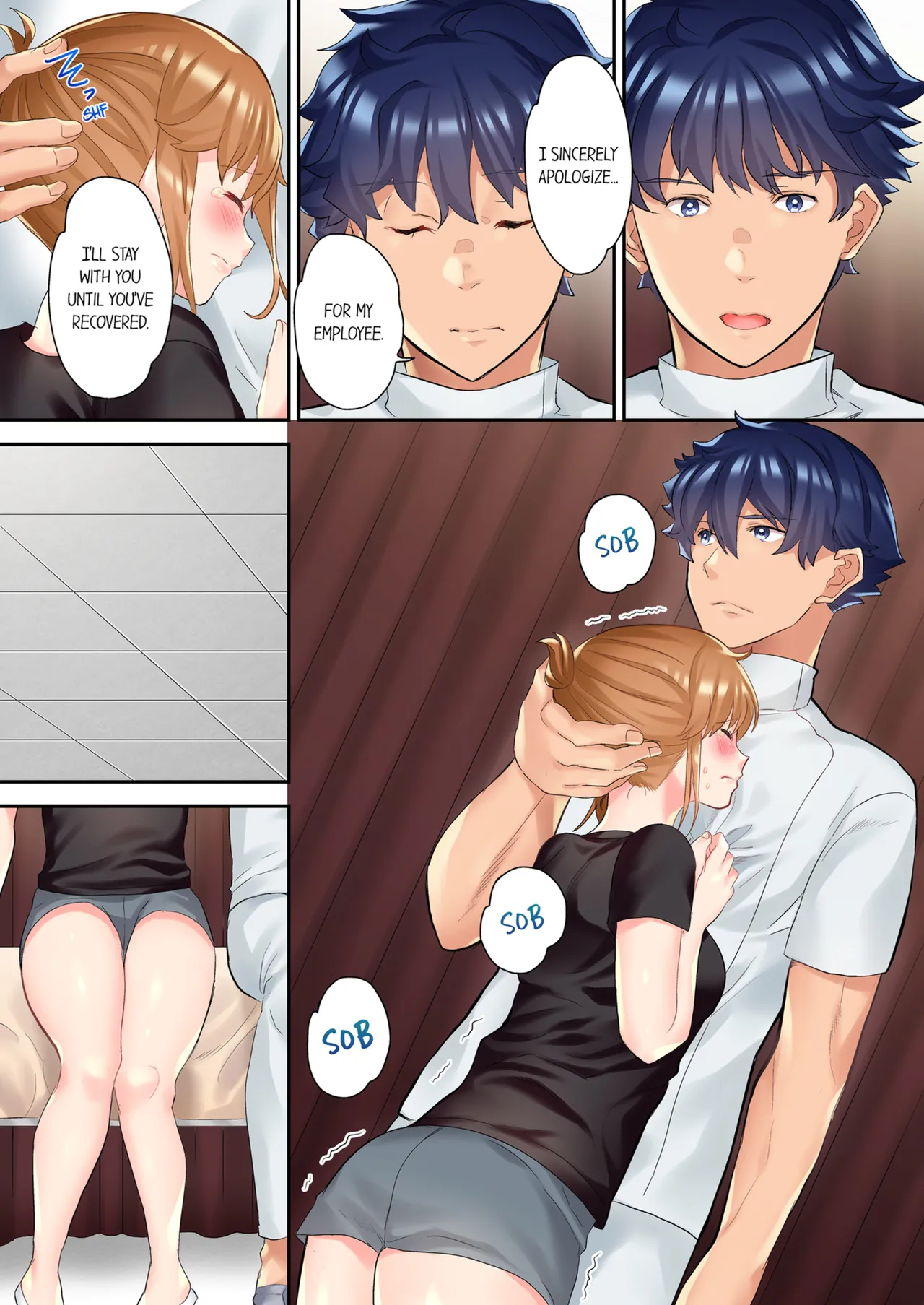 [Kazutaro] The NTR Massage Vol. 1-2 [English] [Decensored] [Ongoing] 93eme image