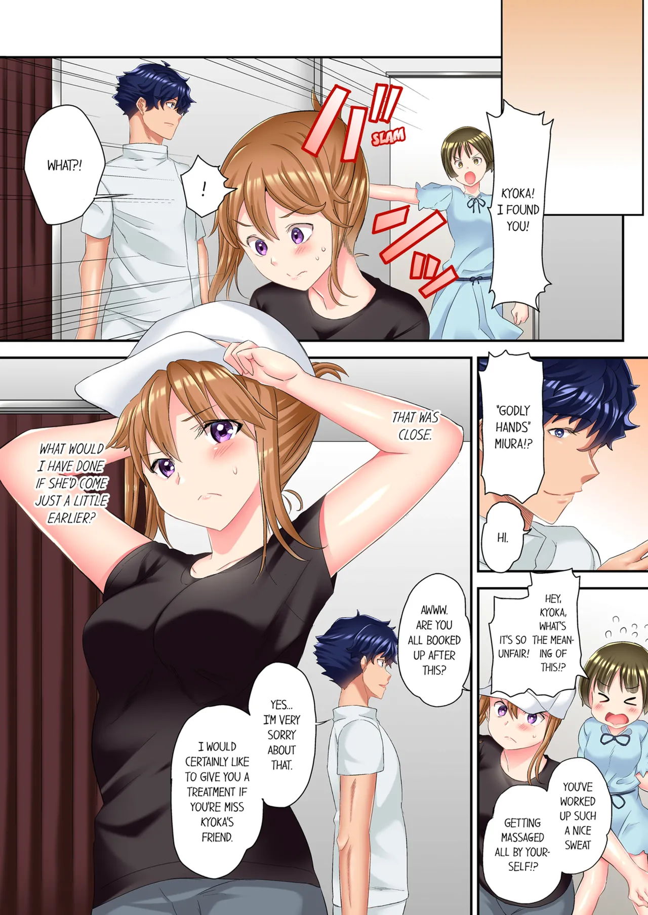 [Kazutaro] The NTR Massage Vol. 1-2 [English] [Decensored] [Ongoing] 104eme image
