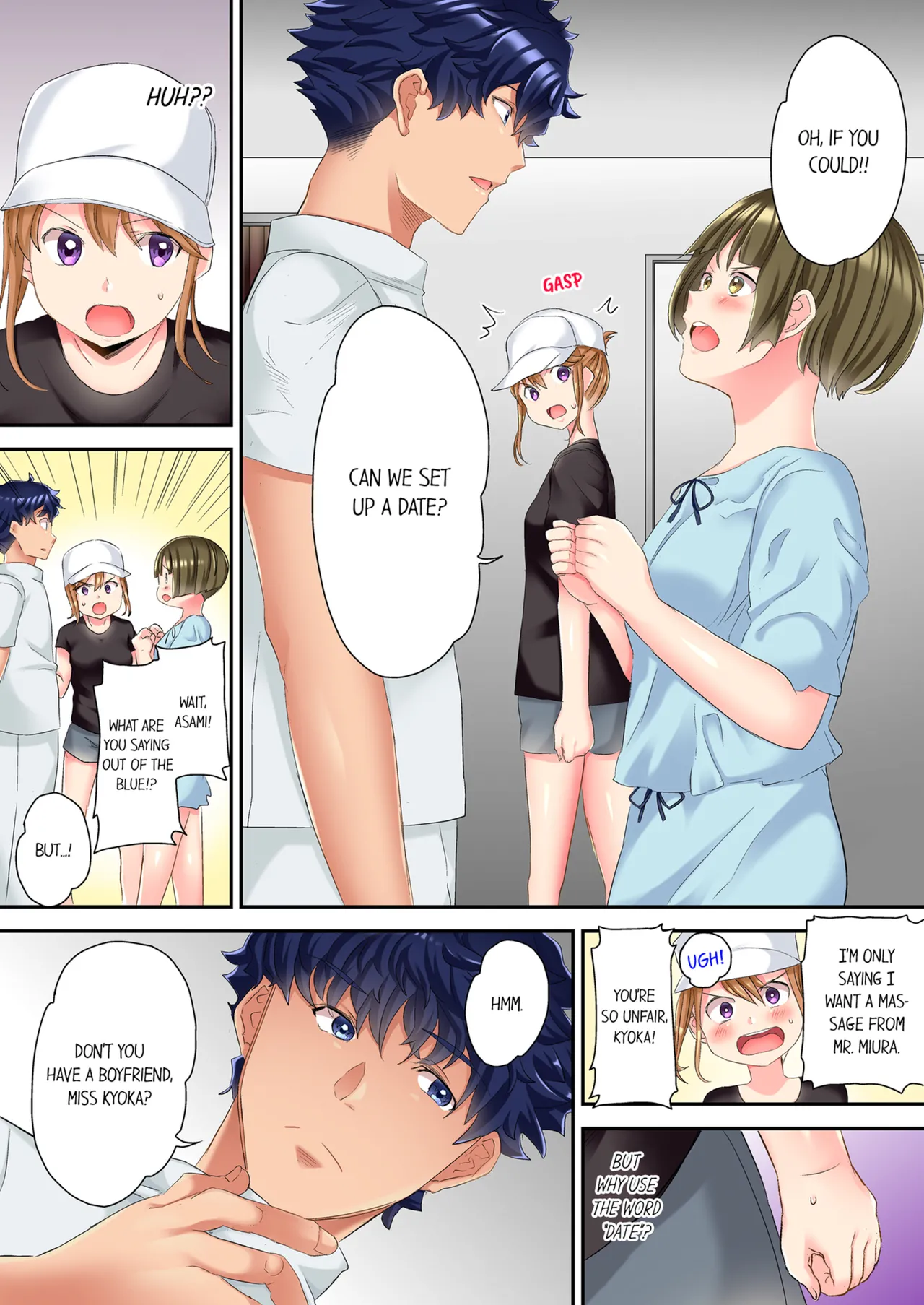 [Kazutaro] The NTR Massage Vol. 1-2 [English] [Decensored] [Ongoing] 105eme image