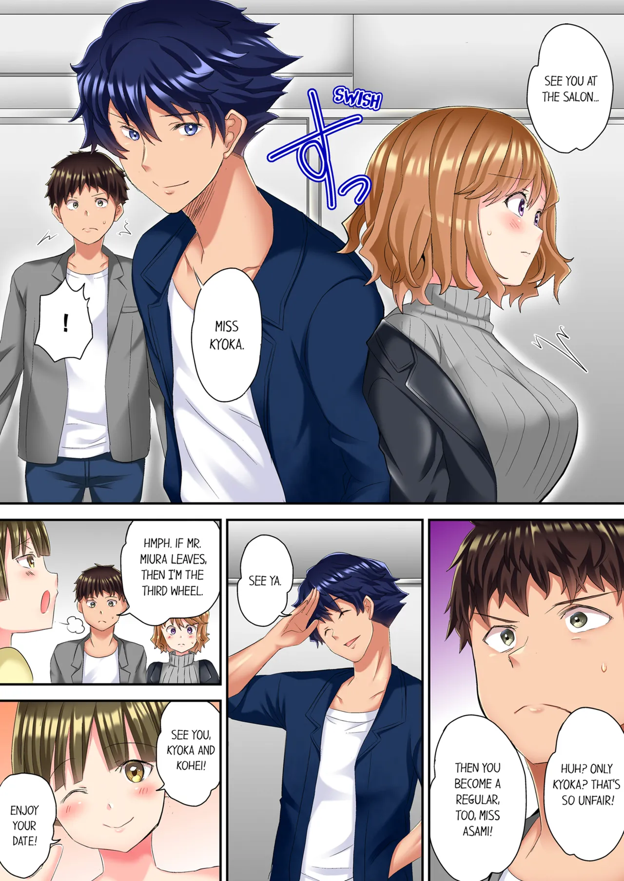 [Kazutaro] The NTR Massage Vol. 1-2 [English] [Decensored] [Ongoing] 129eme image