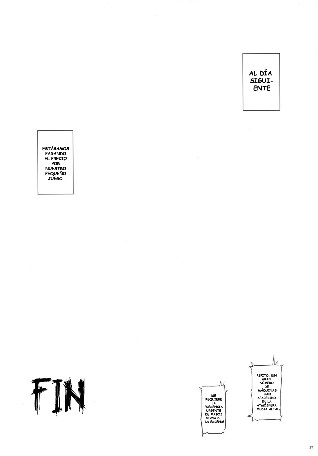 (C84) [Cyclone (Reizei, Izumi)] T-14 3 Tai Choooo (Mahou Shoujo Lyrical Nanoha) [Spanish] Bildnummer 36