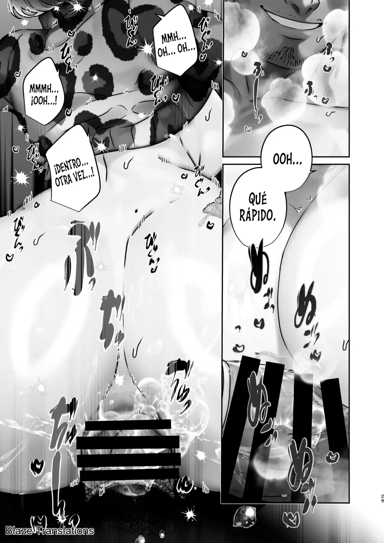 [Koko de Chikubi o Hitotsumami (Juurouta)] Kono Mise ni wa Mange Gal ga Hataraiteru Rashii｜Parece que en Esta Tienda Trabajan Chicas con Vello Púbico [Spanish] [Blaze Translations] numero di immagine  29