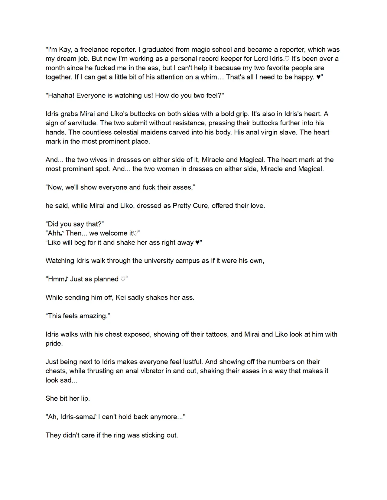 [Aheazif (Sanatuki)] Ima Goshujin-sama Daisuki no Dosukebe Ero Mahou Tsukai tte Iimashita!? | Did You Just Say "A Super Perverted Erotic Magician Who's Totally in Love with Her Master"?! (Mahou Tsukai Precure!) [English] [Digital] Bildnummer 77