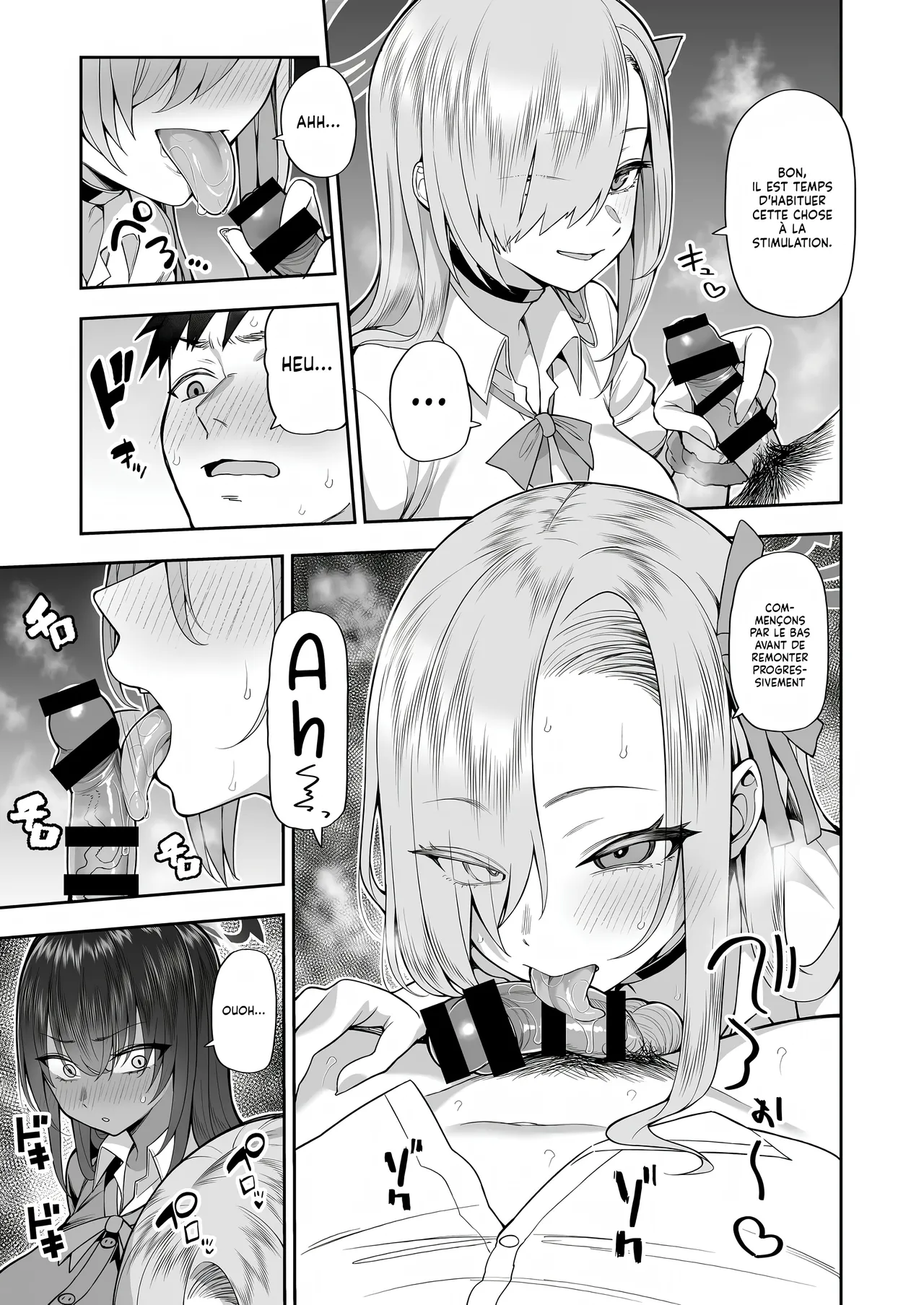 [Marshmallow Balloon (Kayumidome)] Yowami to Musuko o Nigirareta | Ma Faiblesse et mon Pénis ont été pris au Piège ! (Blue Archive) [French] [Lopxi] [Digital] 图片编号 5